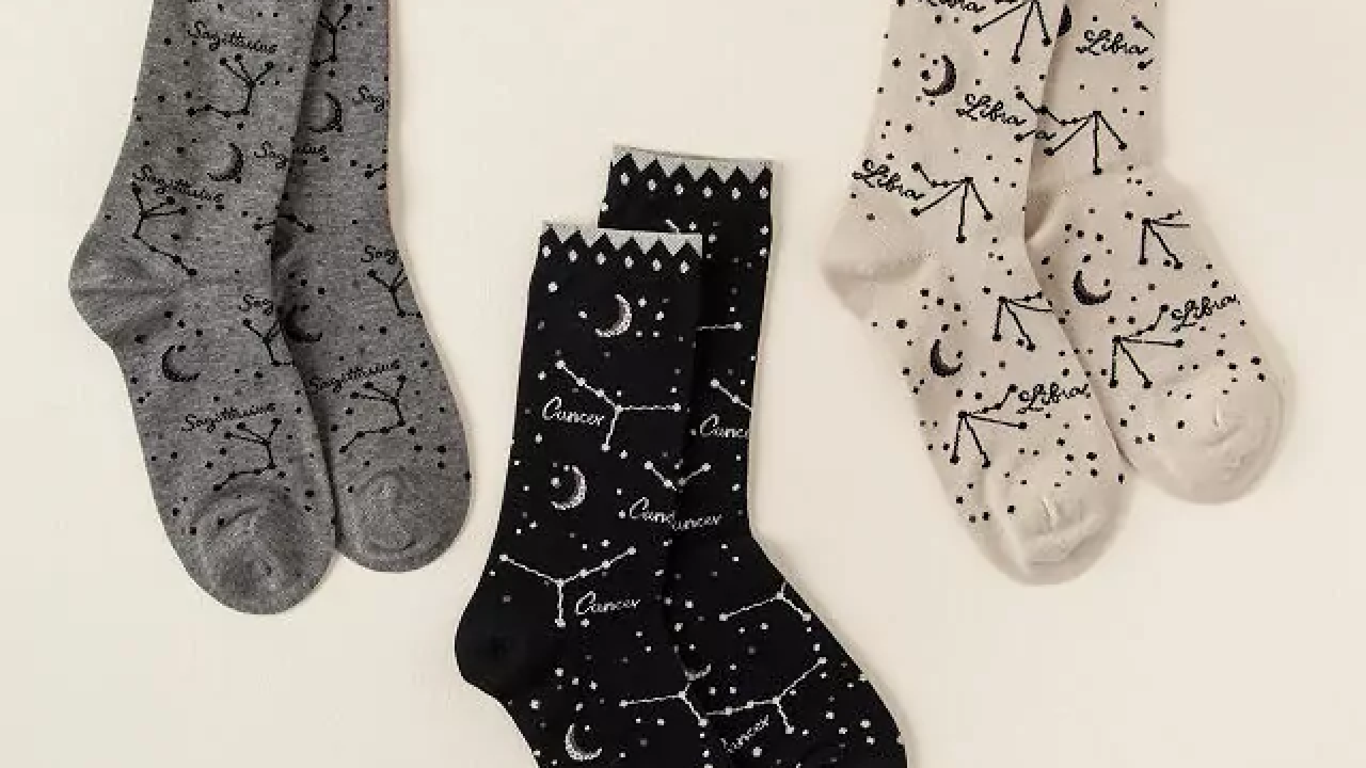 Astrology gifts comfy zodiac socks