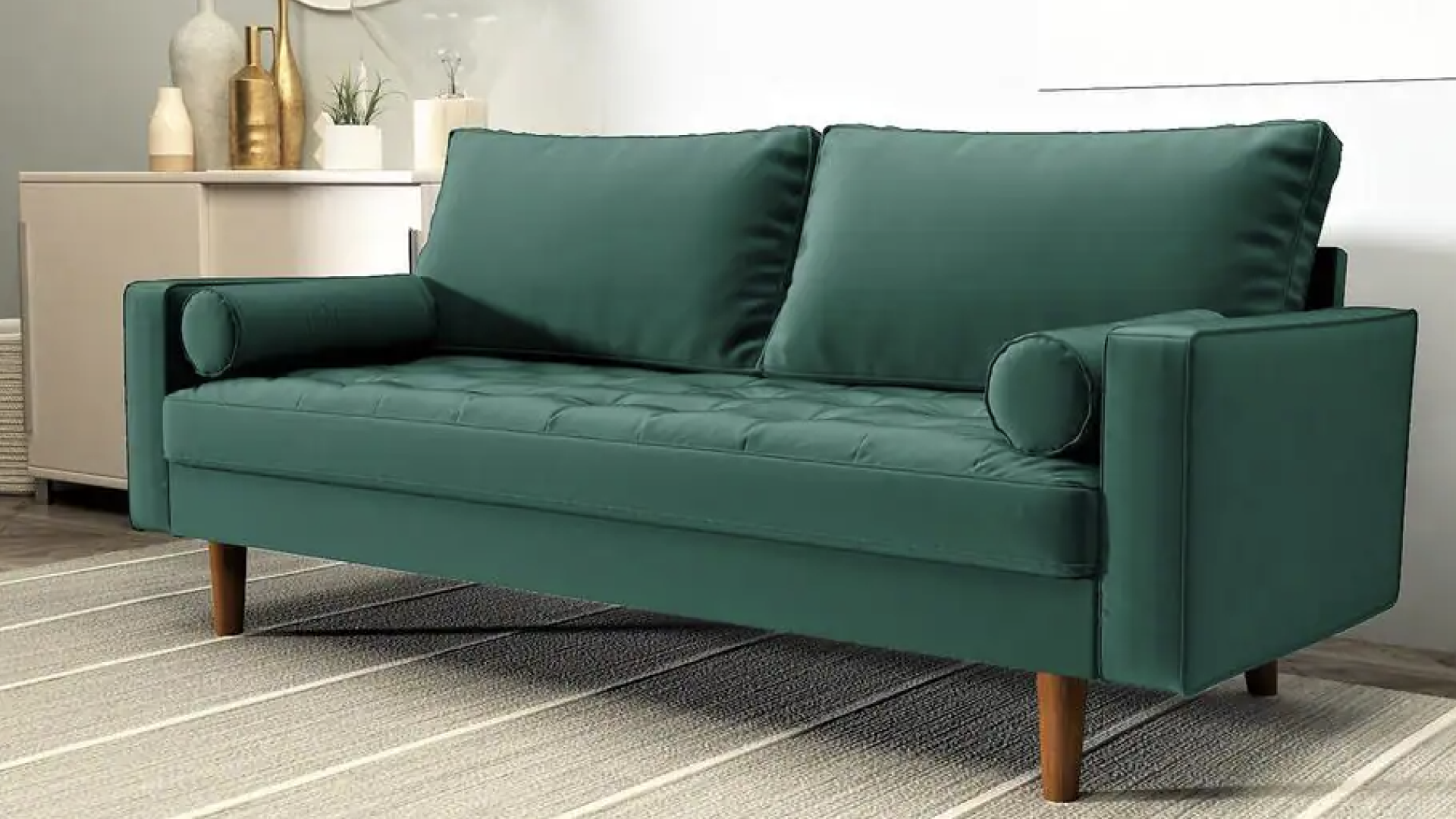 green-velvet-sofa