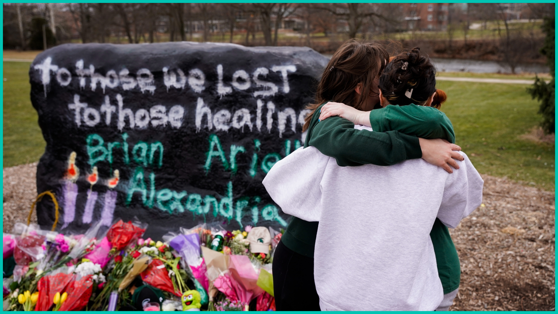 A memorial for the Michigan State University shooting 