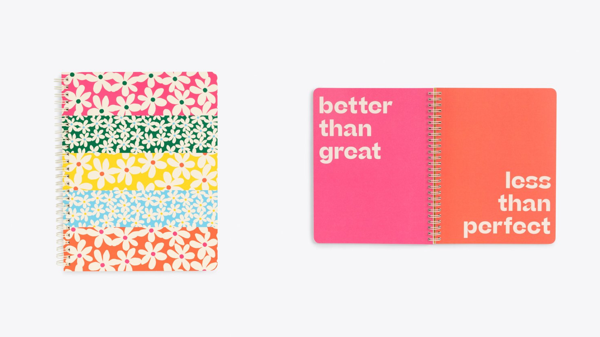 A colorful notebook