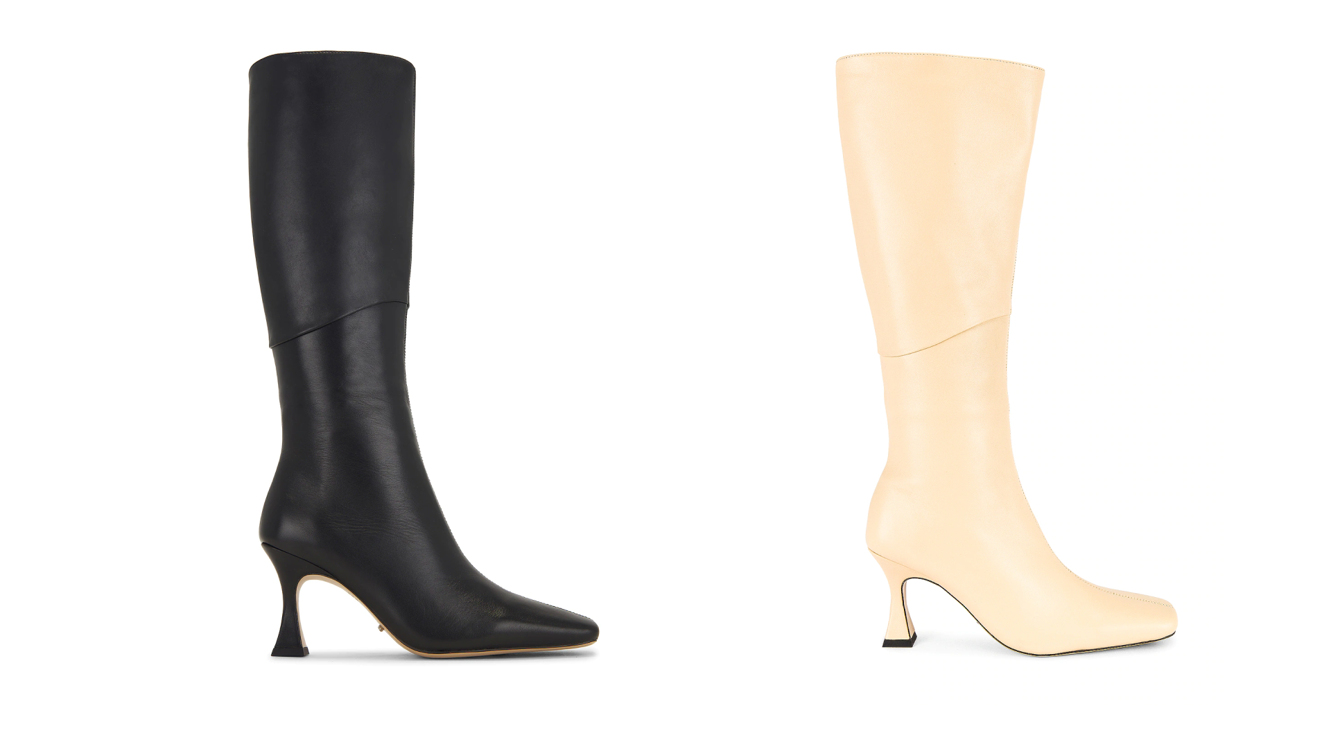 square toed heeled boot