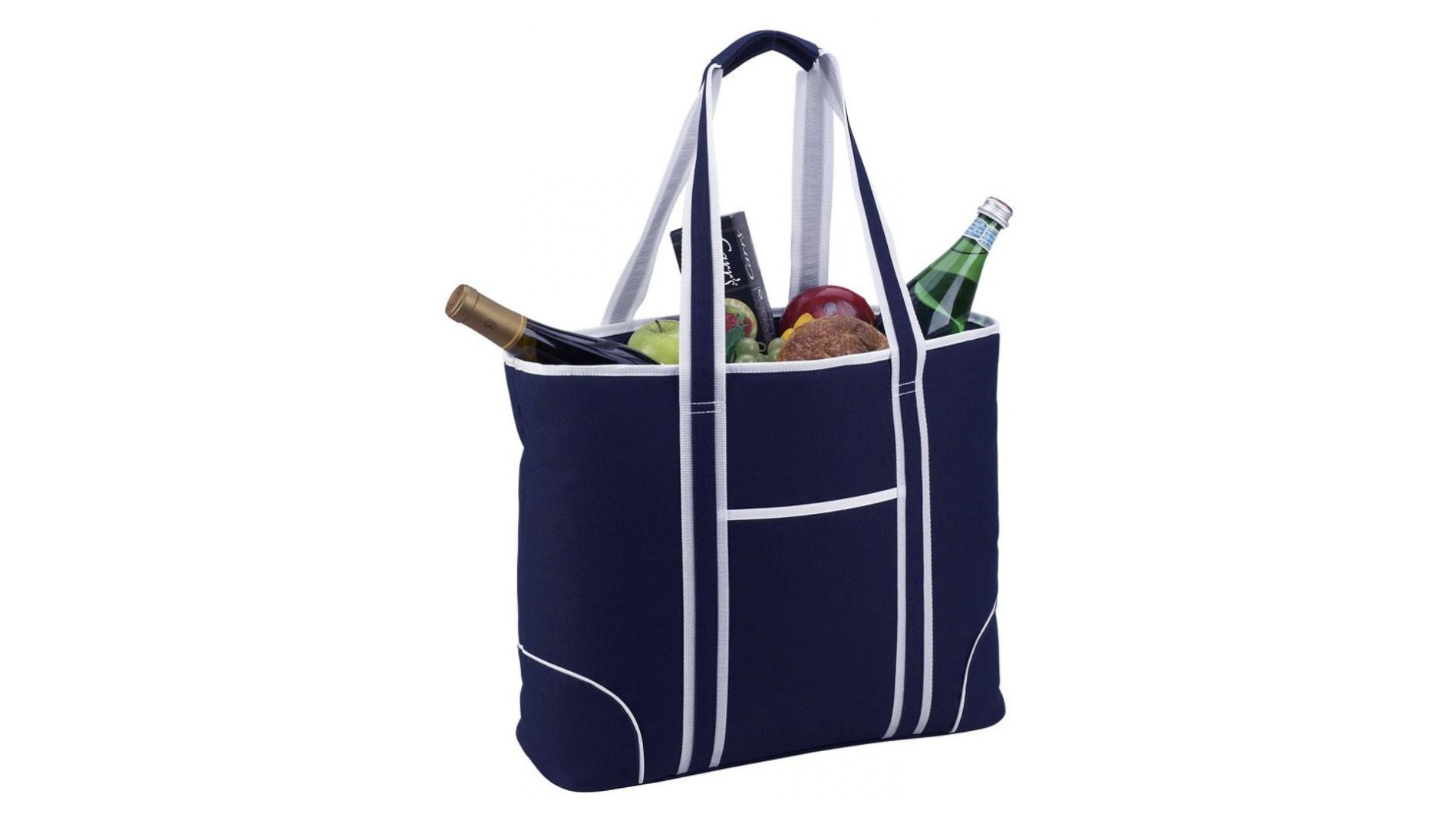 insulated cooler tote for food and drinks