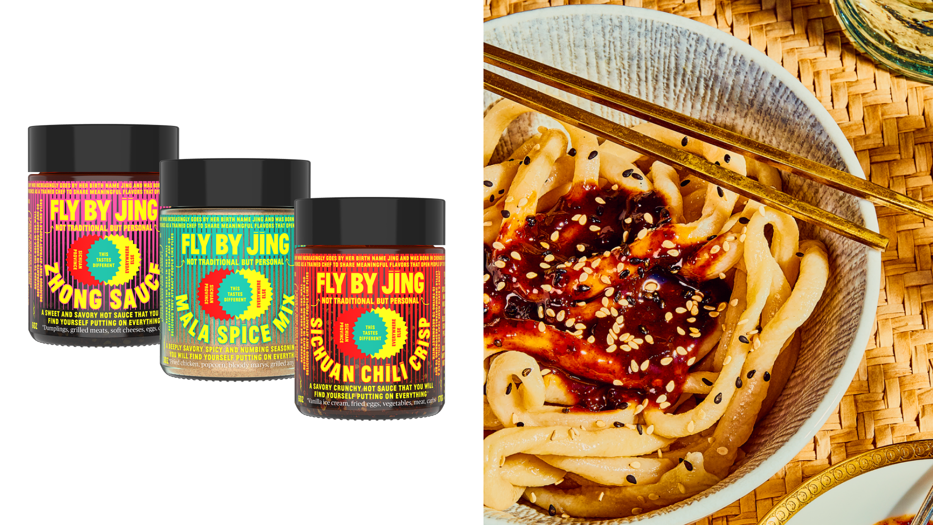 Fly by Jing trio of sauces