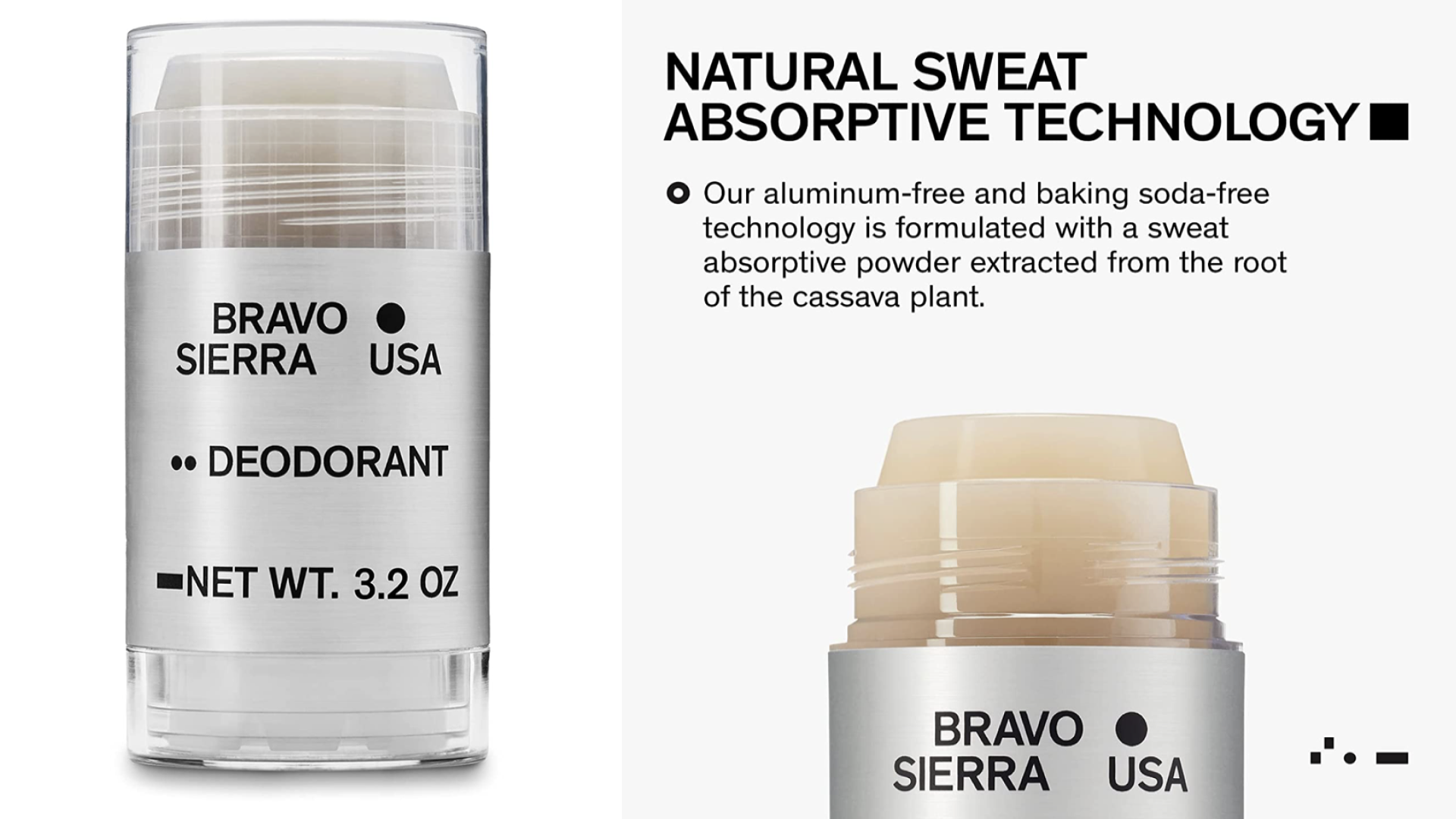 Bravo Sierra Aluminum-free deodorant 