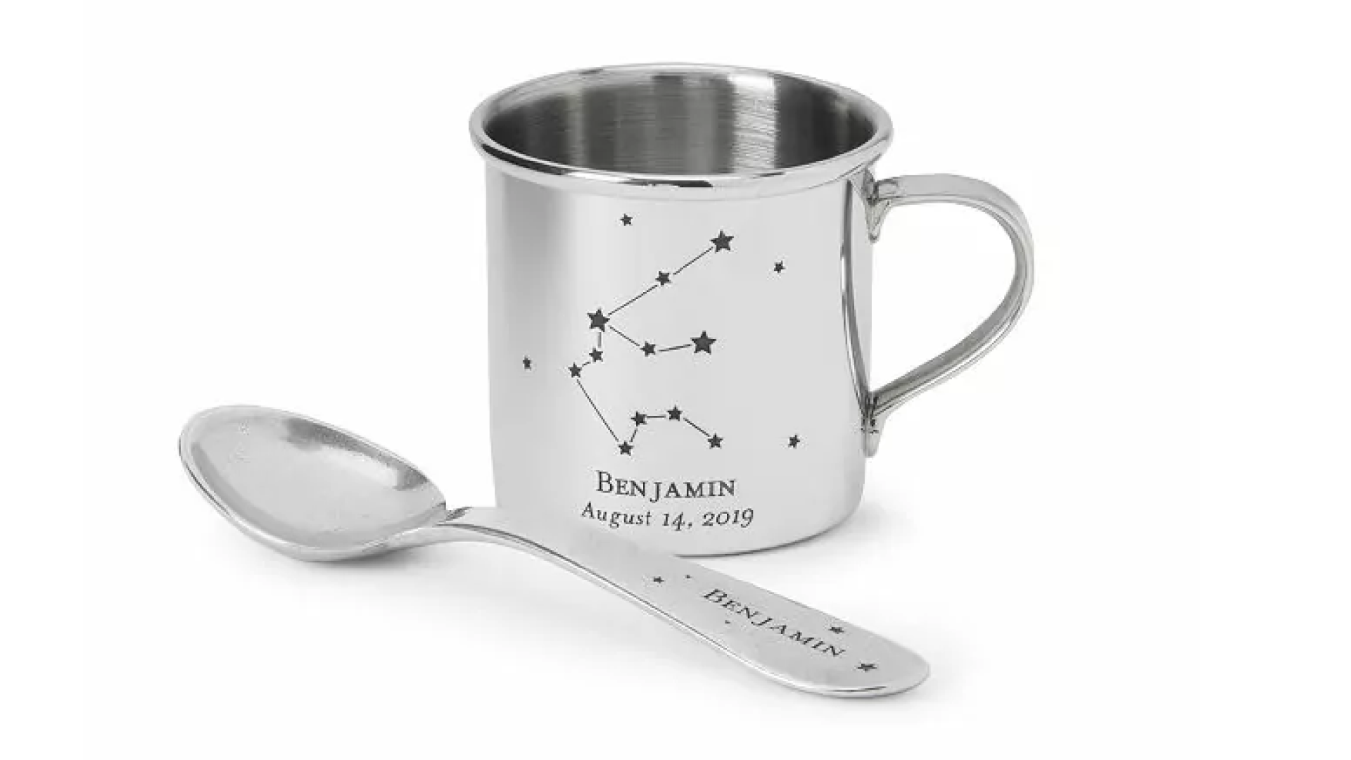 Astrology Gifts pewter spoon and cup 