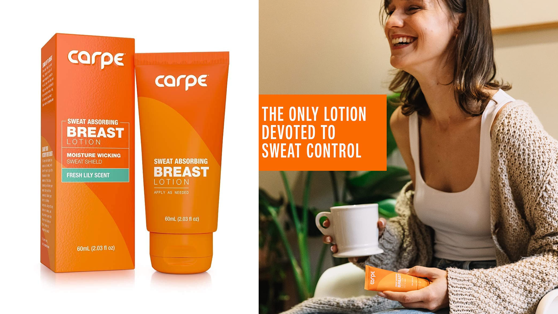 Carpe sweat cream for sweaty boobs
