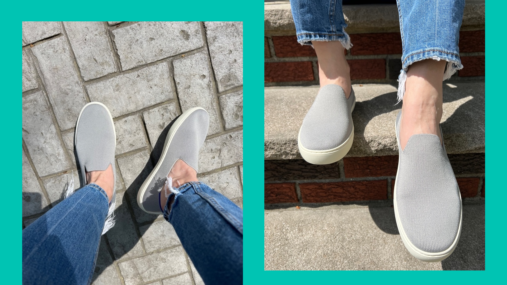 our review of rothy's slip-on sneakers in gray
