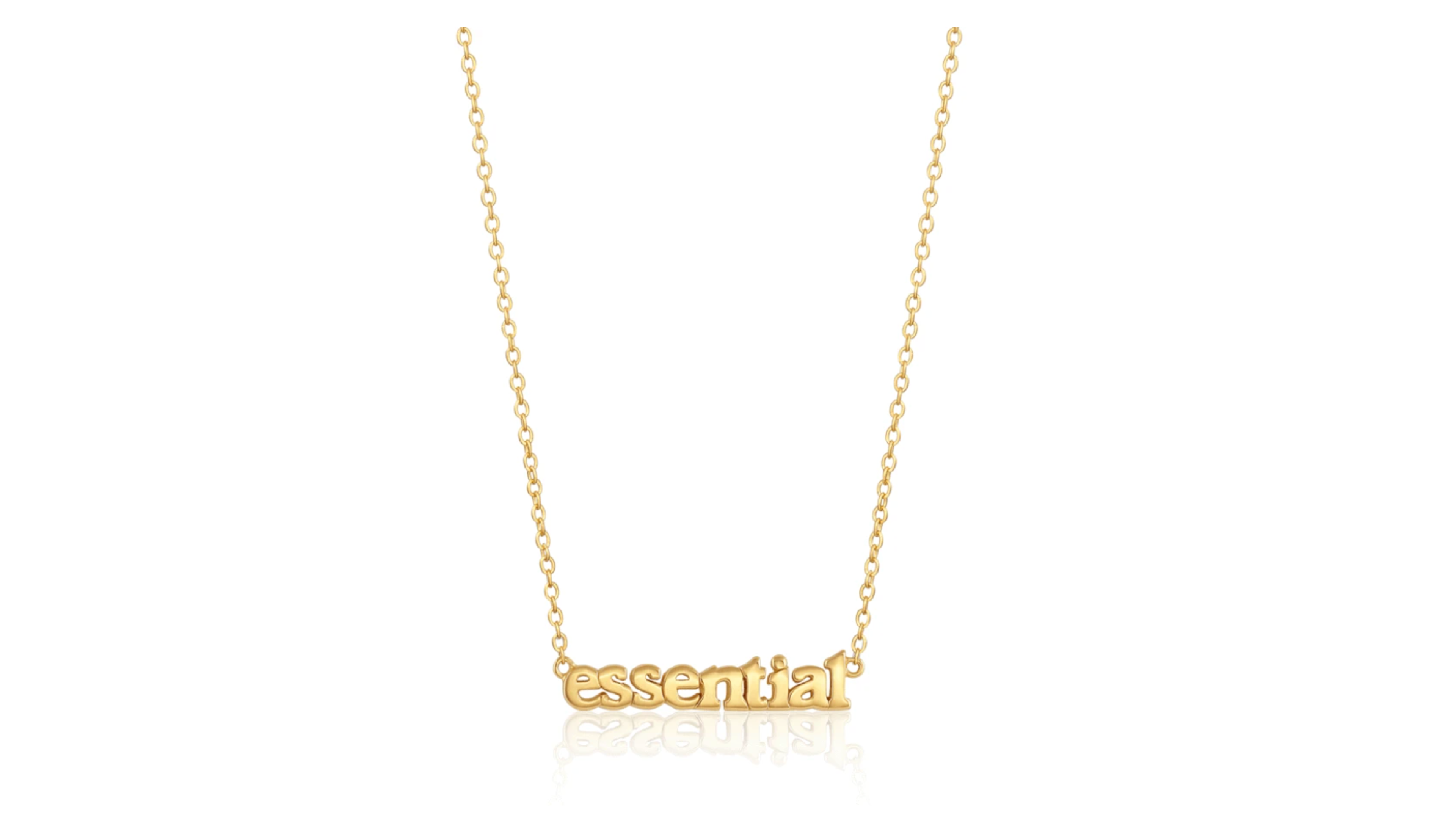gold "essential" necklace