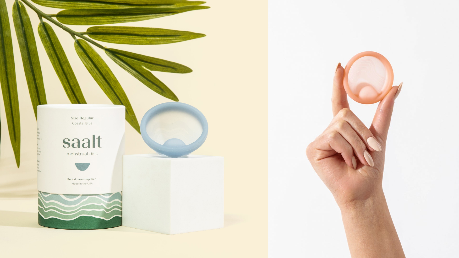 reusable and removable disc that is similar to a menstrual cup