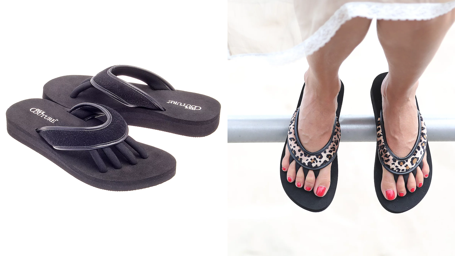 Sandals to keep your cute nails clean