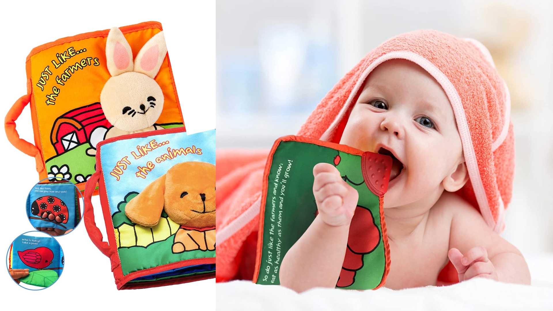 A soft baby book