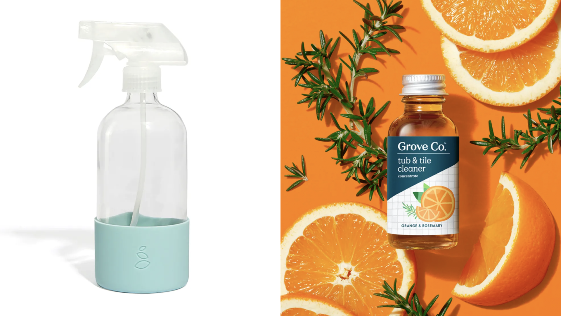 GroveCo refillable bottle and tile solution