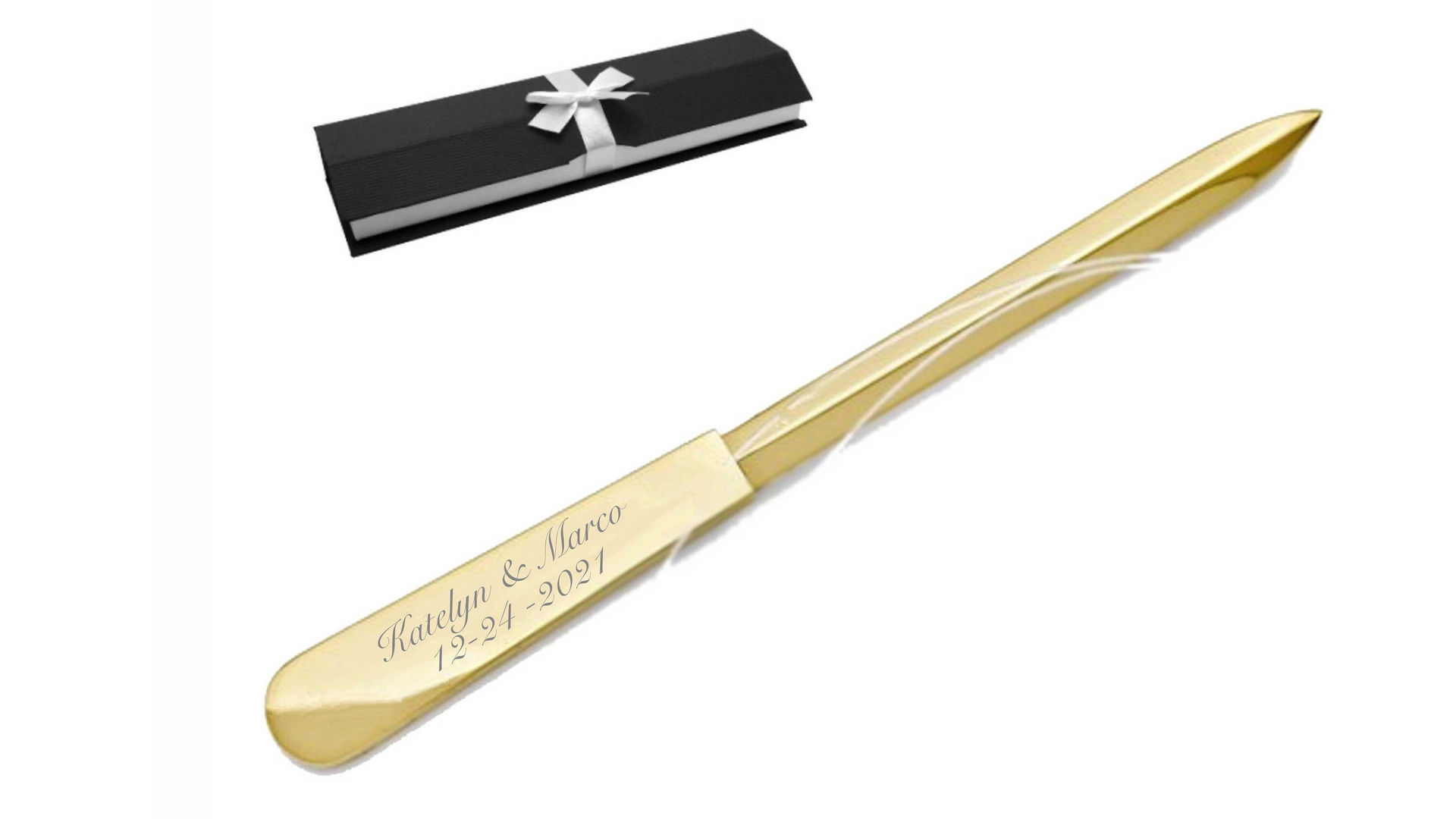 A personalized letter opener