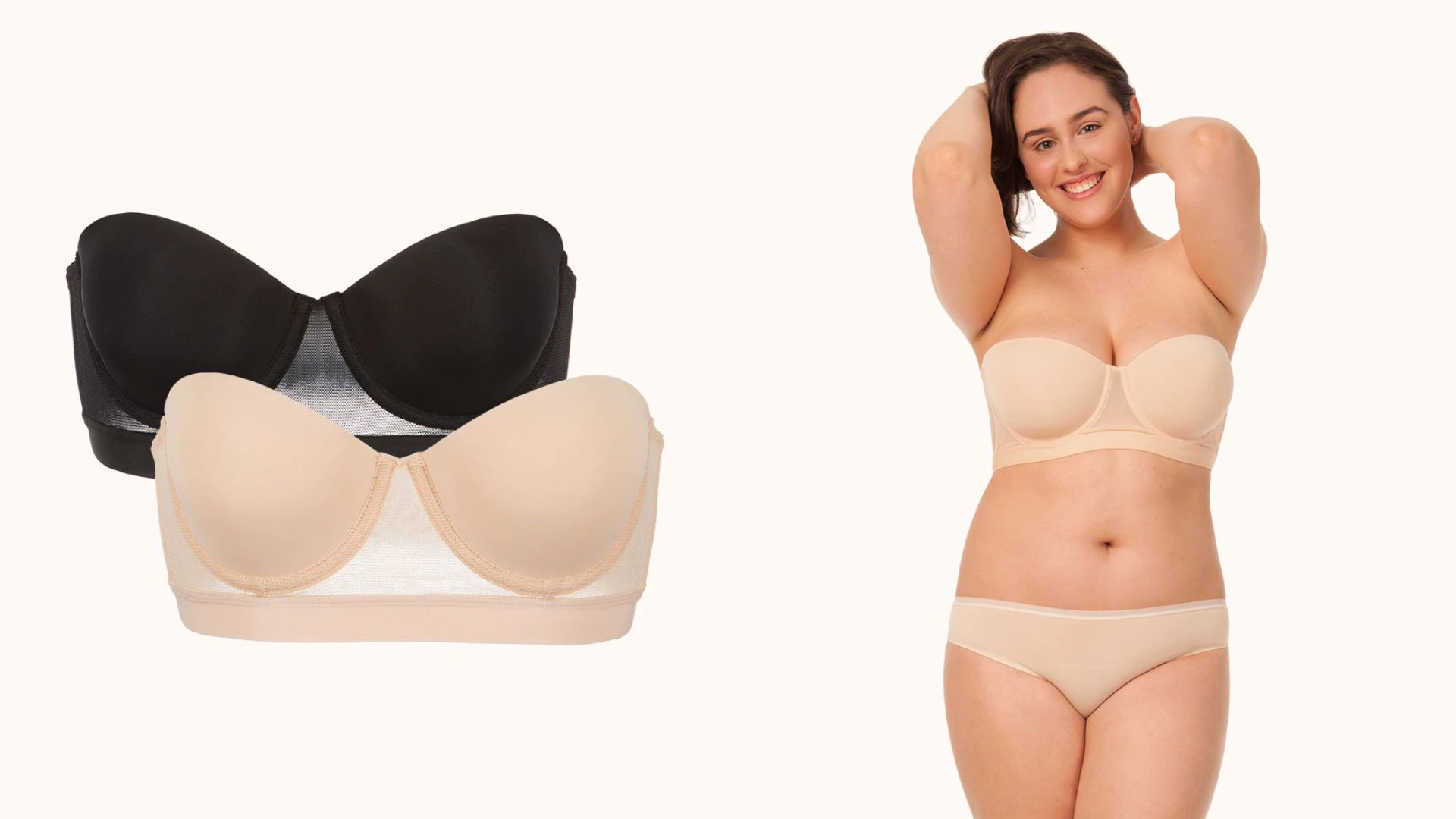 Lively strapless bra duo