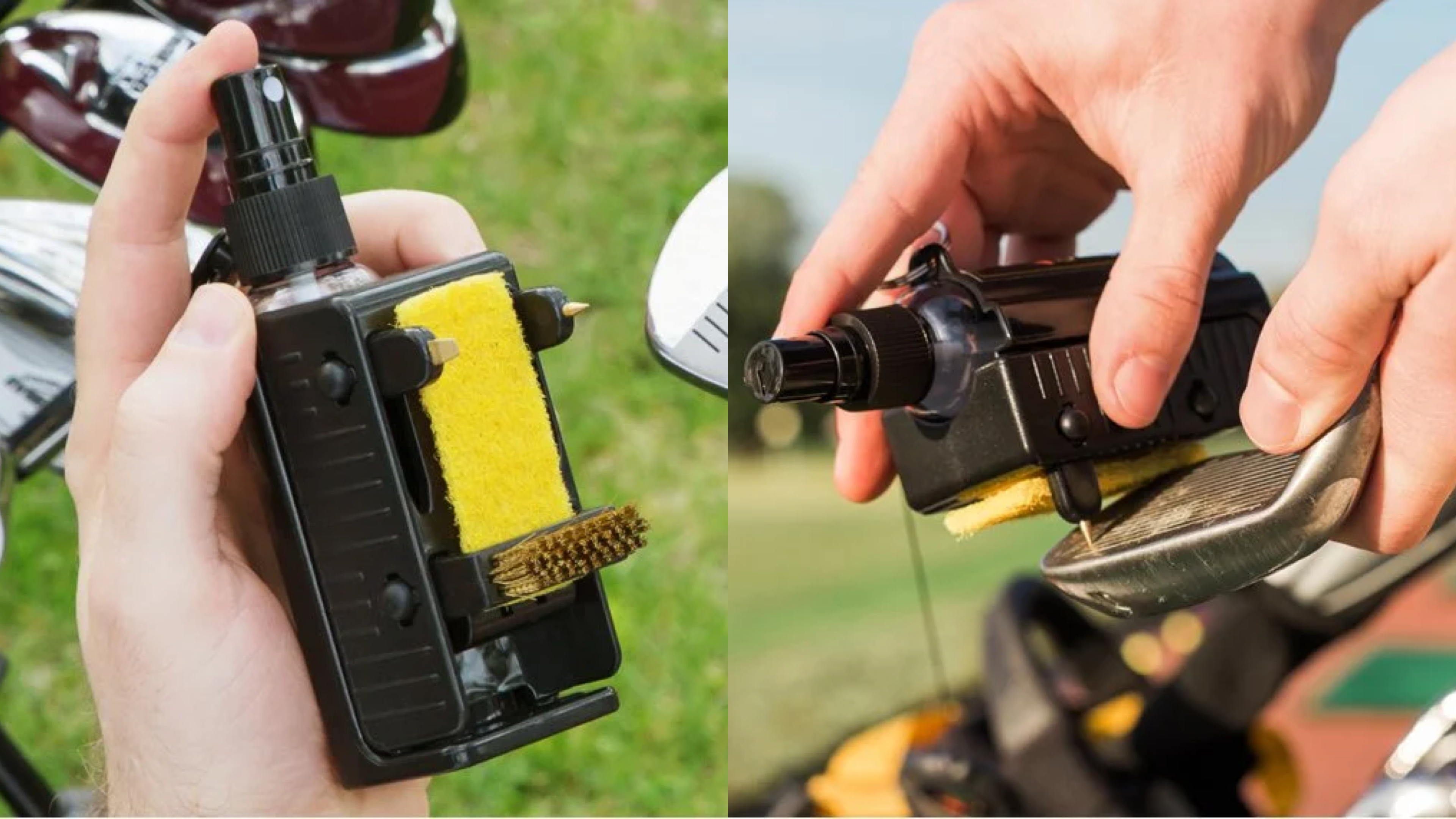 gadget that can clean golf clubs