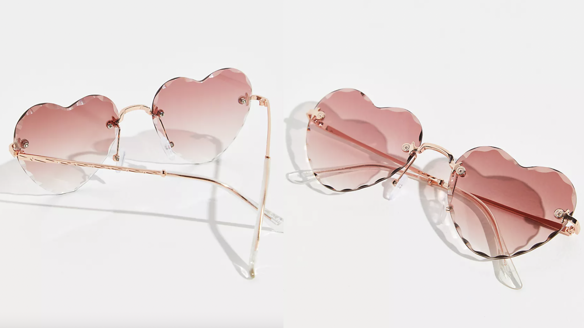 Heart shaped free people sunglasses 