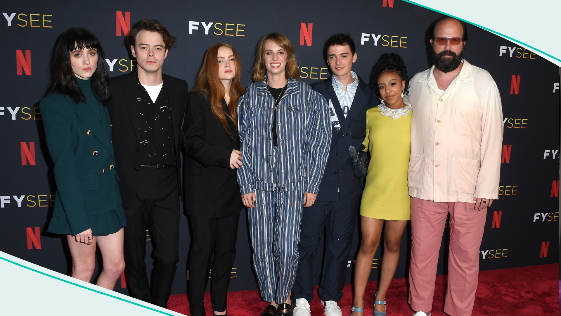 The cast of Netflix's "Stranger Things"