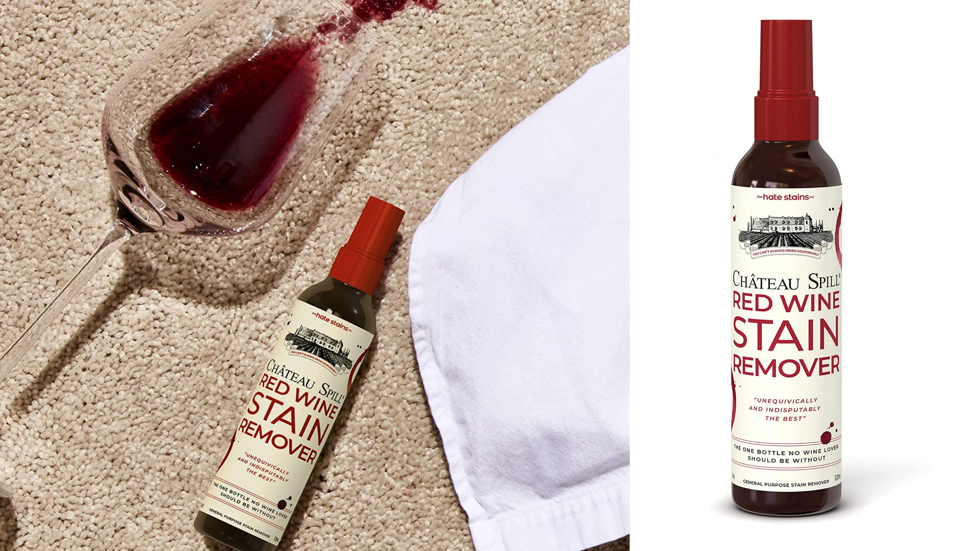 wine stain remover spray