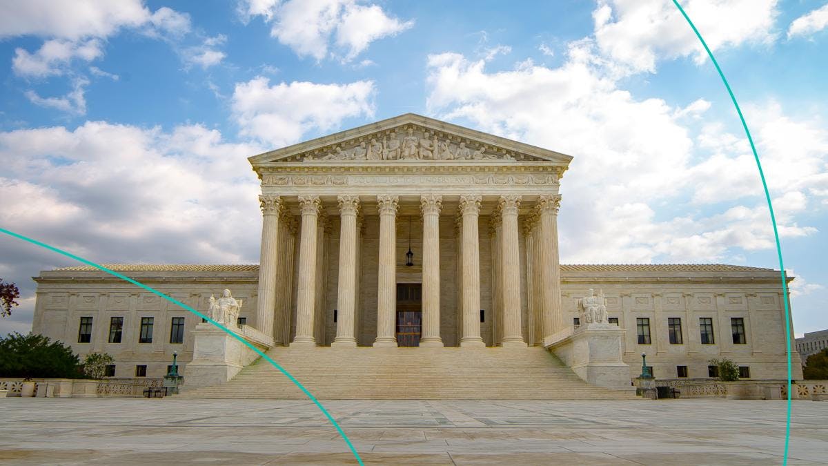 The facade of the Supreme Court of the United States.
