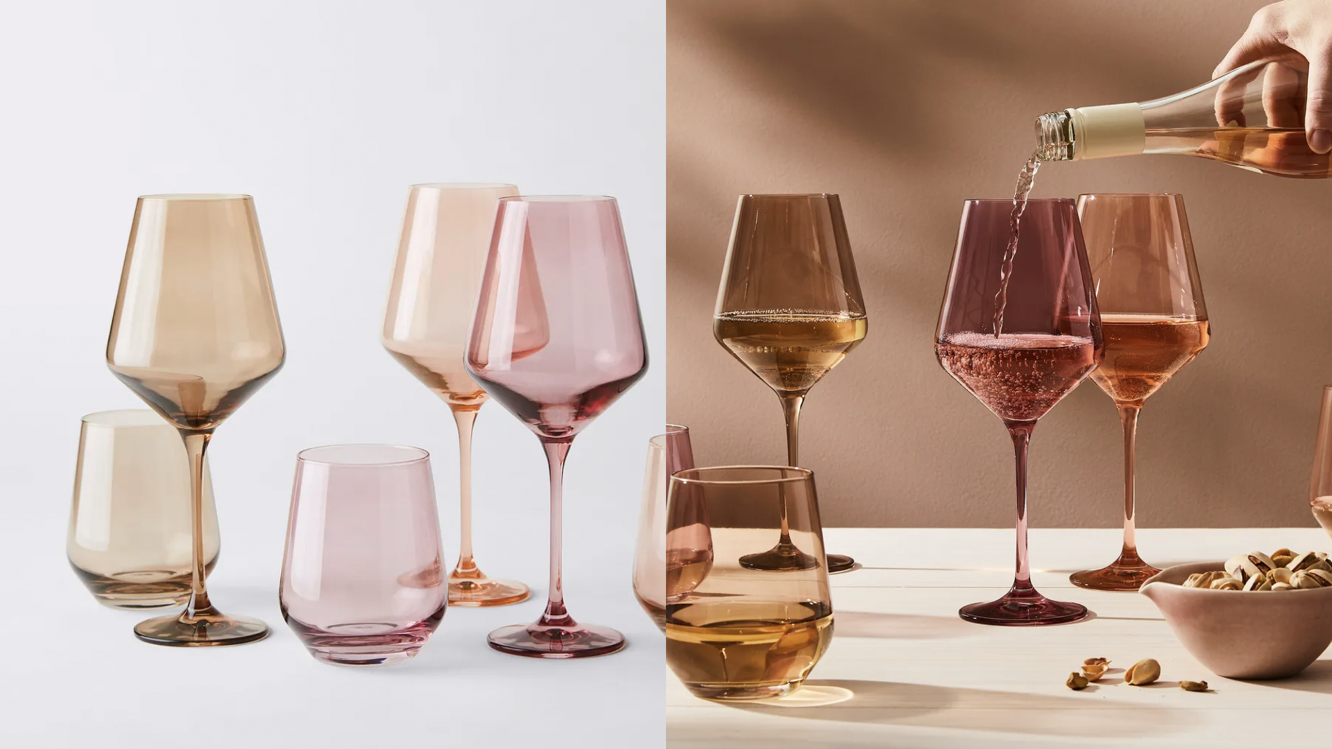 Food52 colored wine glasses 