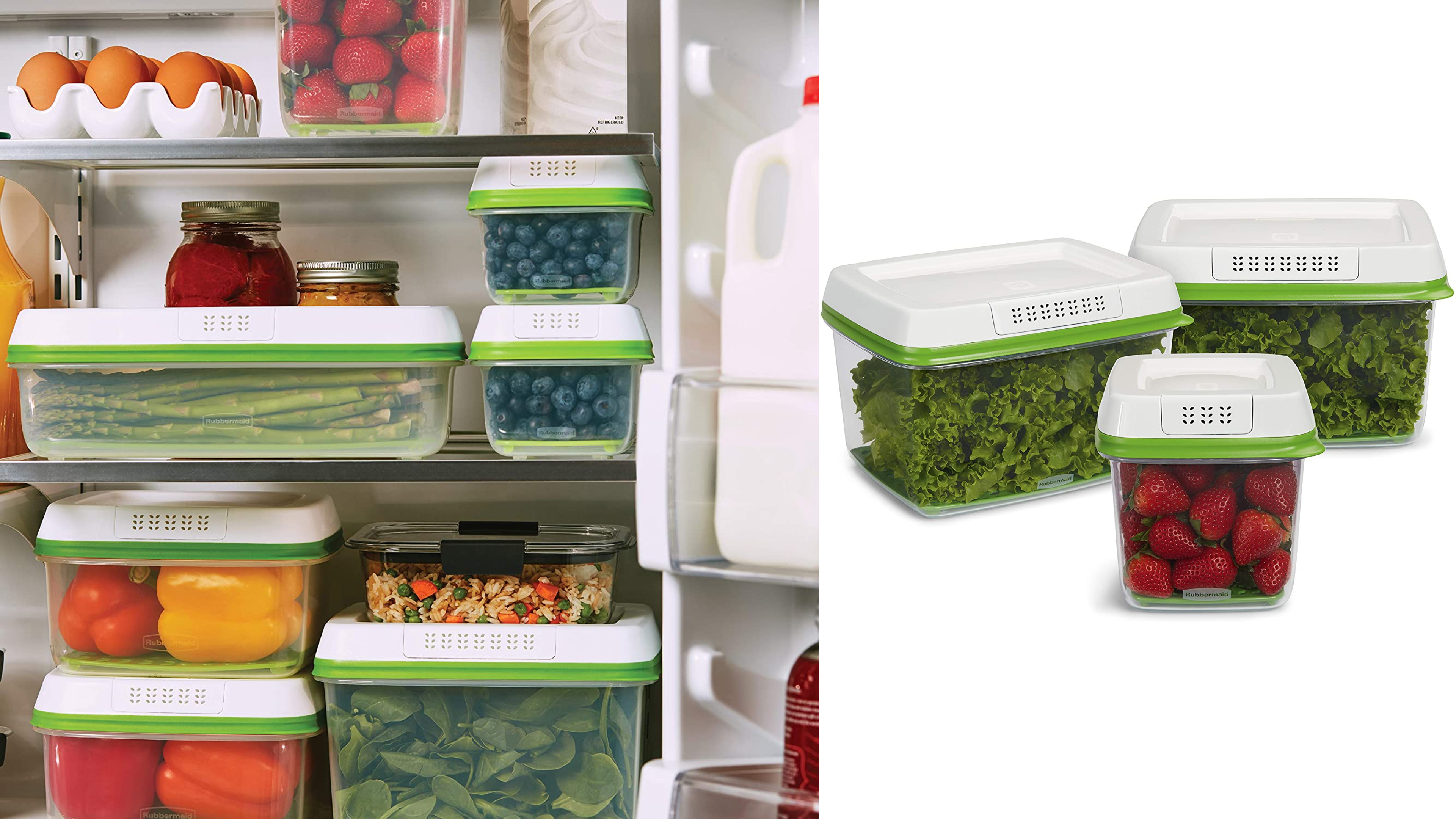 produce containers that are ventilated and can keep your fruits and veggies fresh for longer