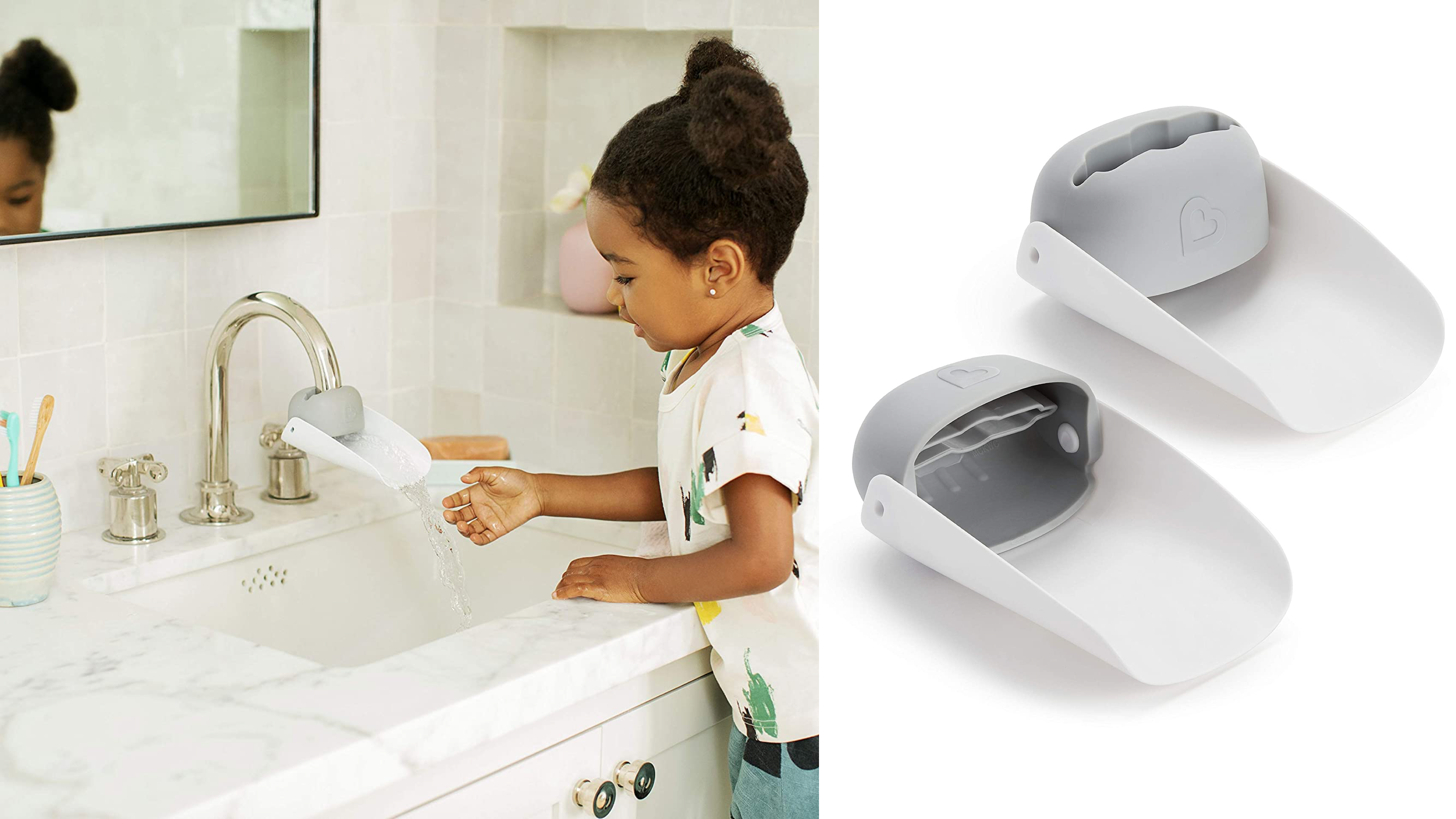 faucet extenders so your kids can reach the stream of water