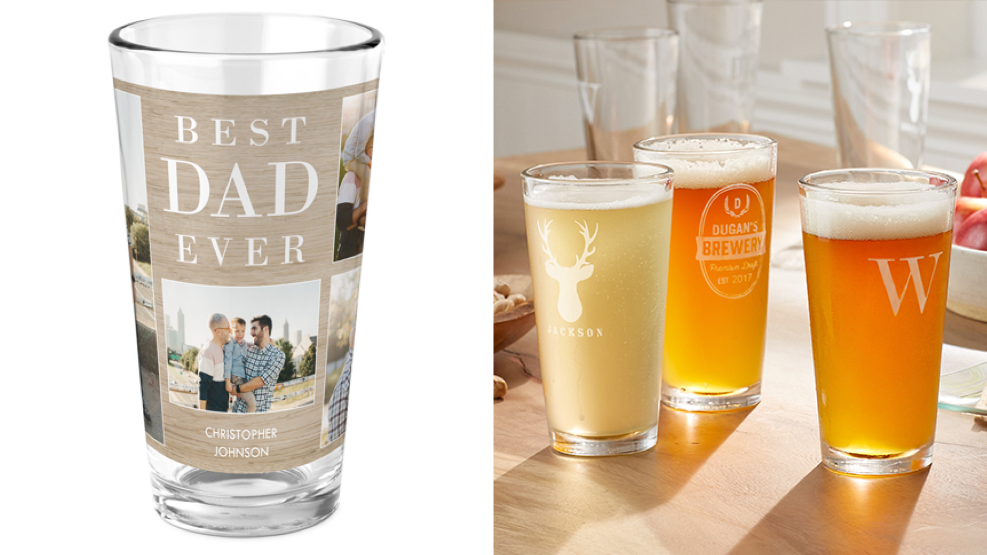 Personalized pint fathers day