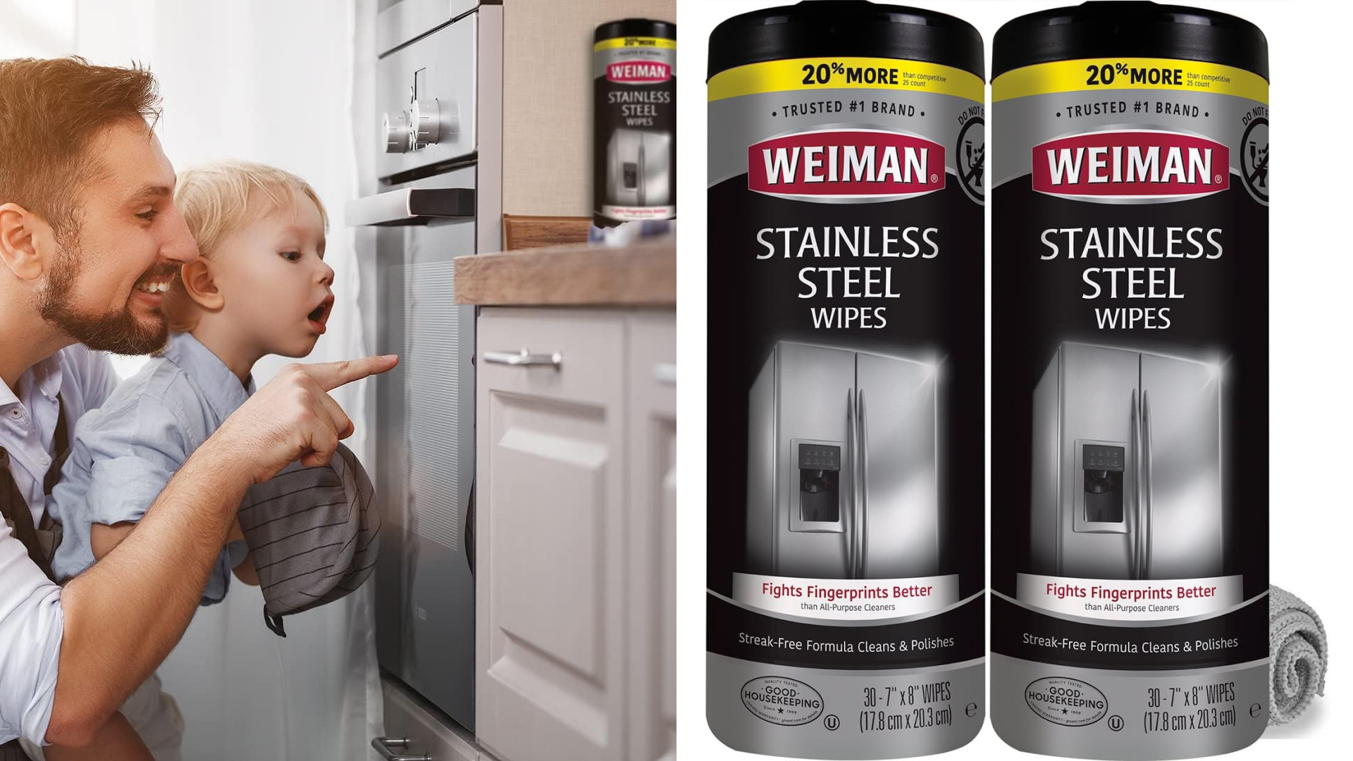 cleaning wipes for stainless steel surfaces