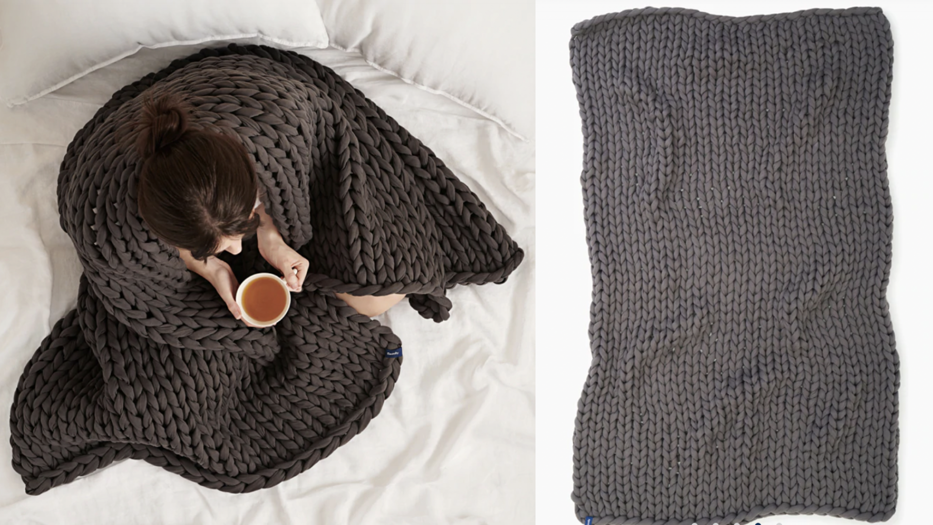 Bearby knit weighted blanket