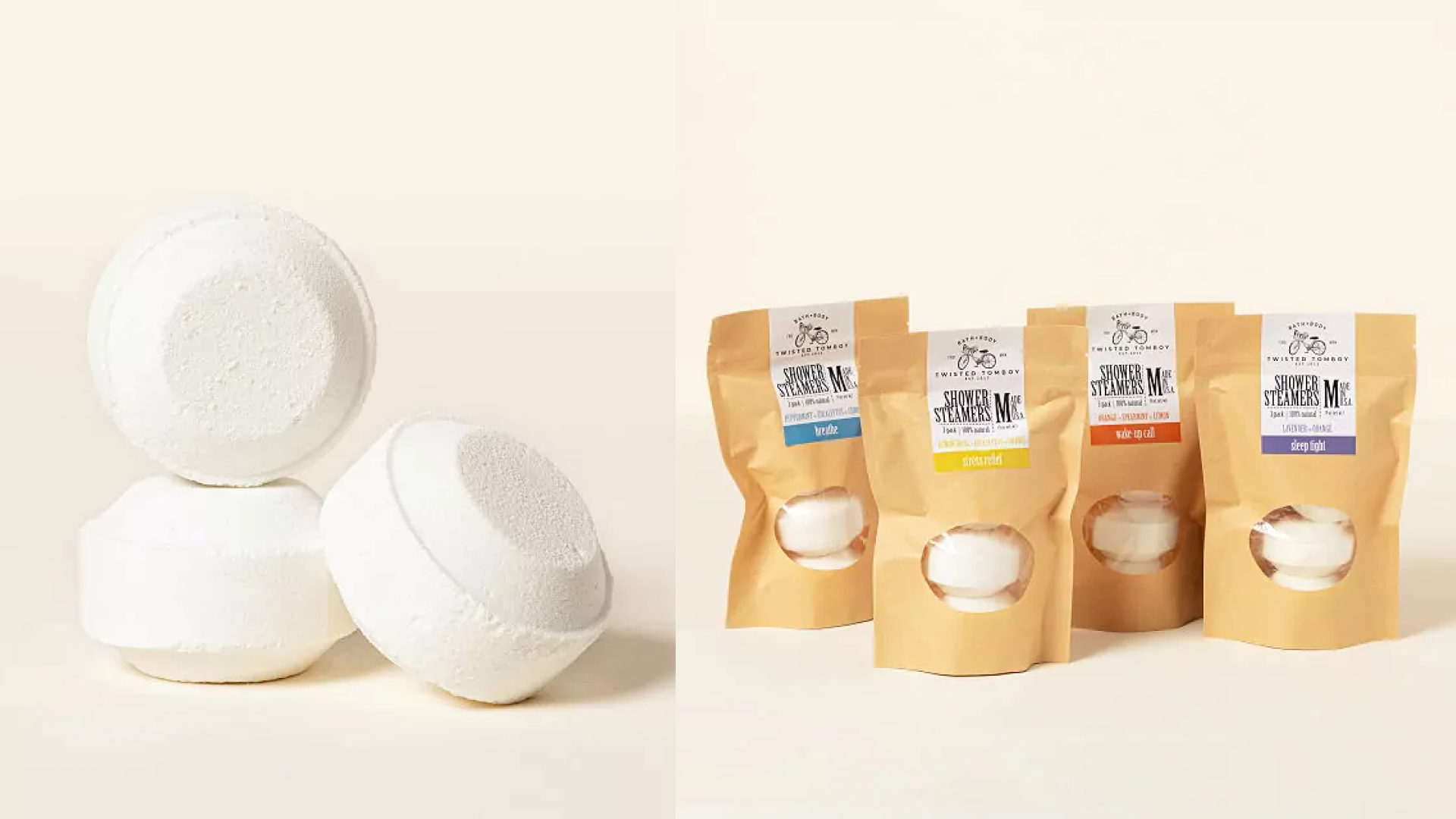 Uncommon Goods essential oil shower steamers