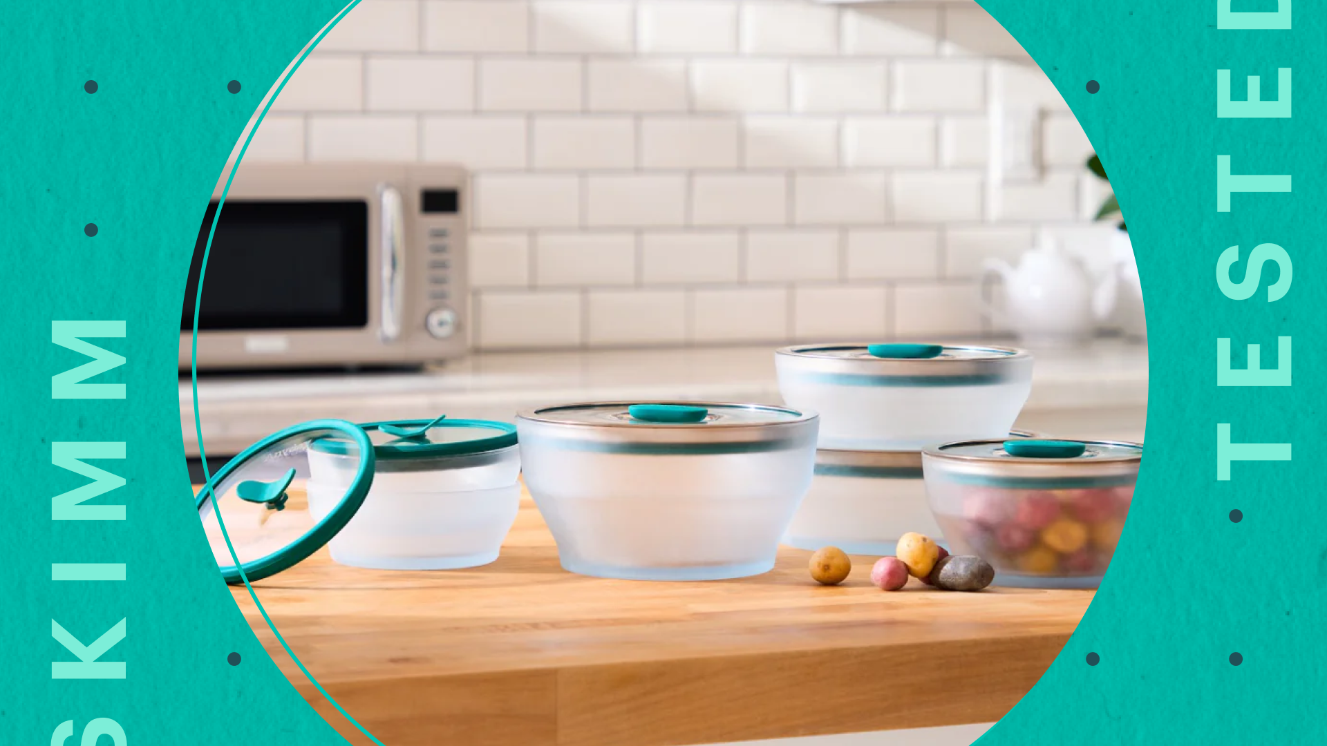anyday glass microwave cookware bowls
