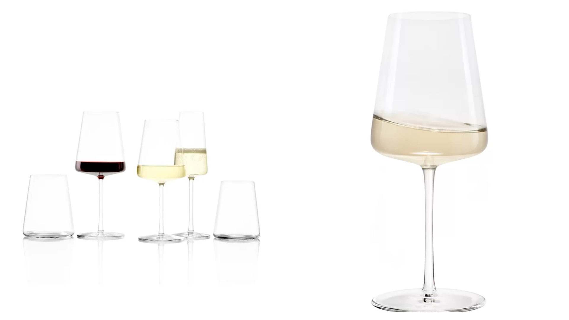 Flat bottomed wine glass