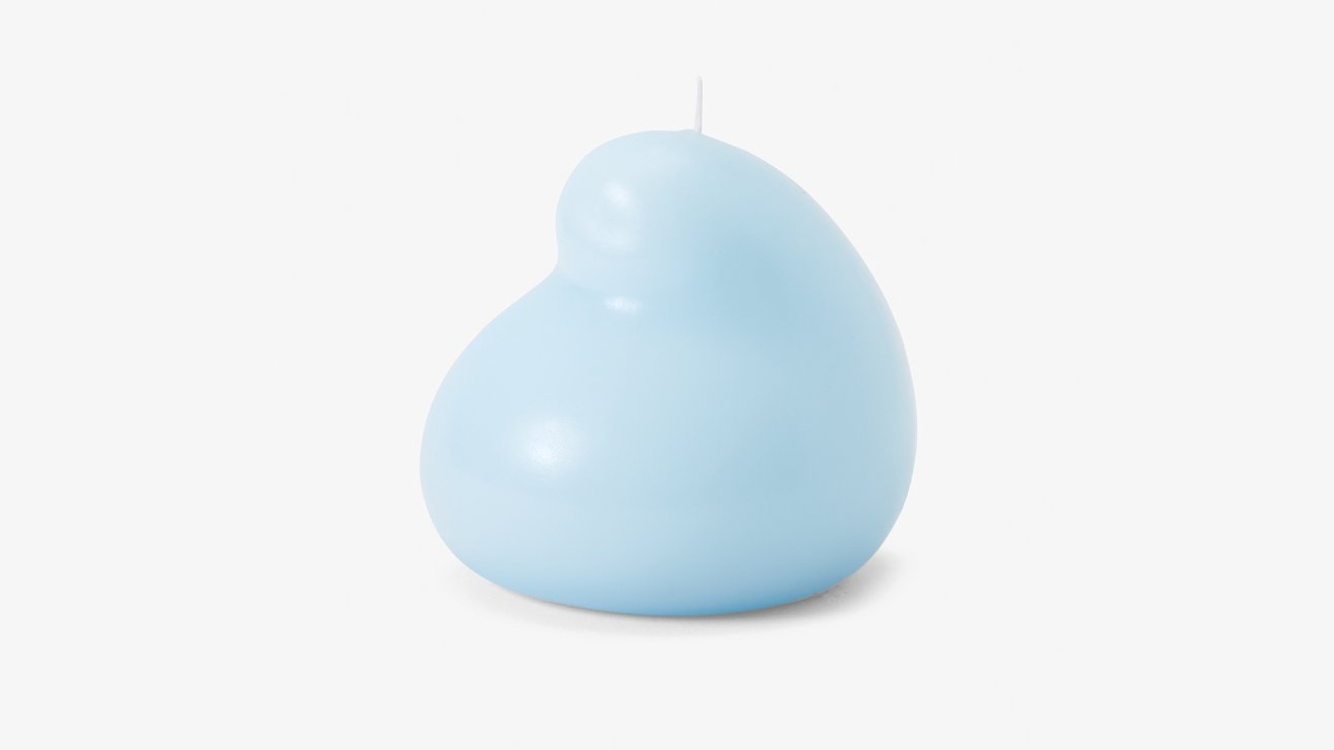 goober green candle that looks like a blob