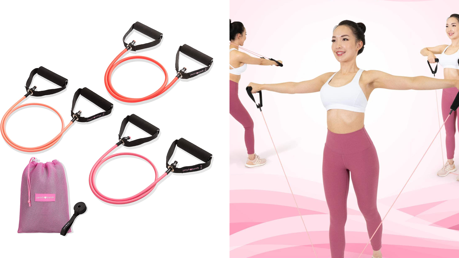 Resistance bands with handles 