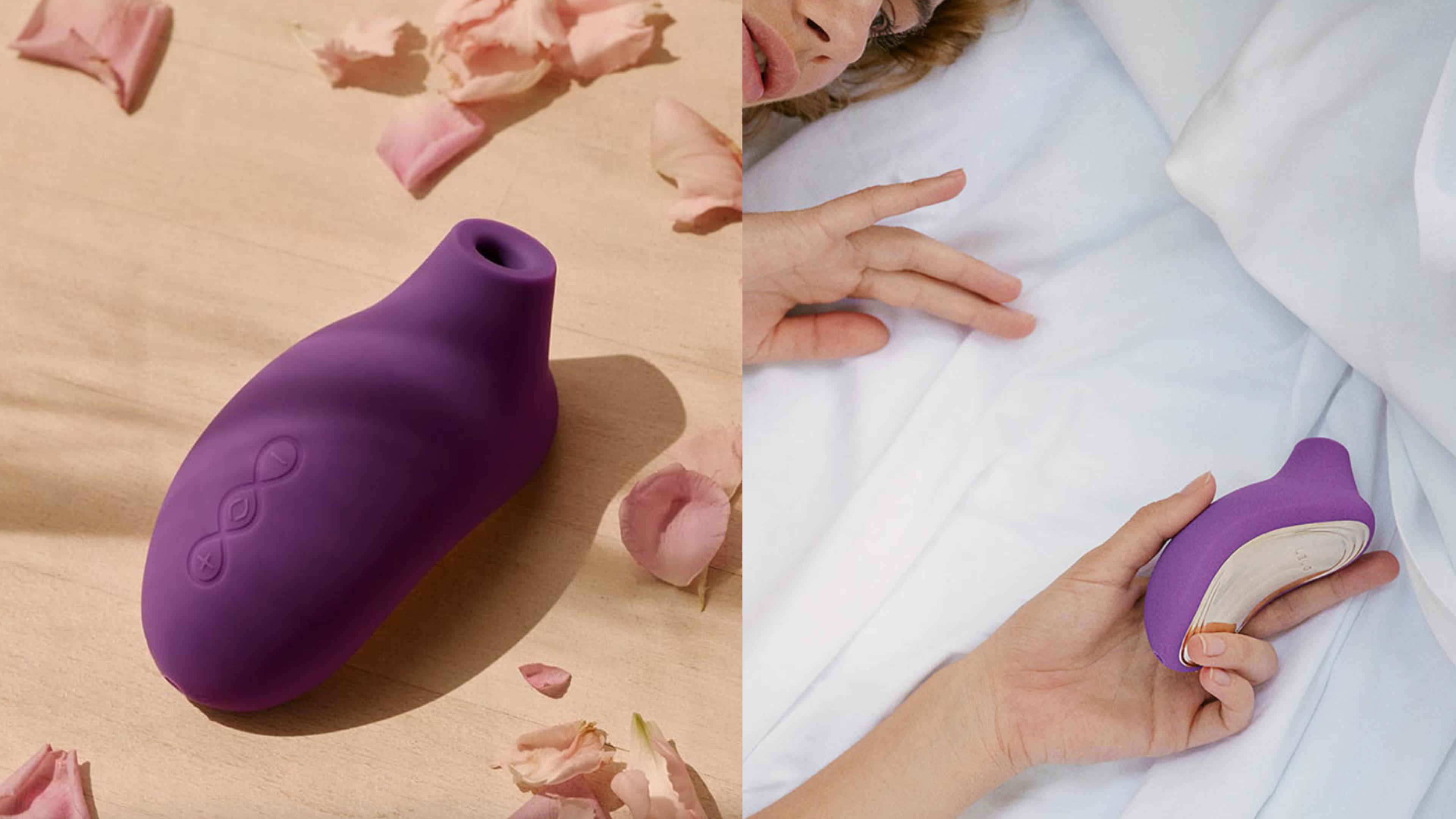 silicone vibrator that focuses on clitoral stimulation via sonic pulses