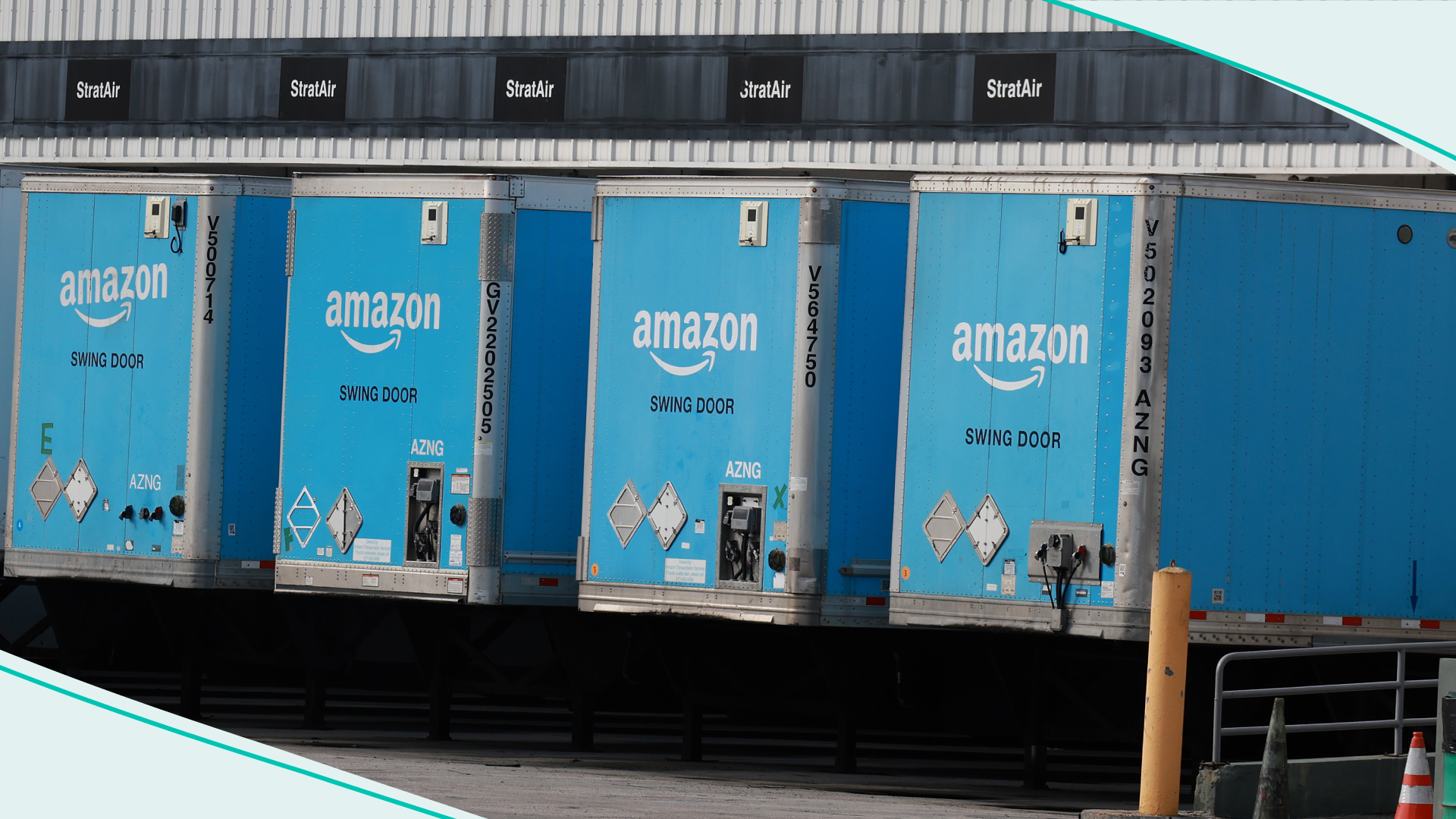 Amazon delivery strucks