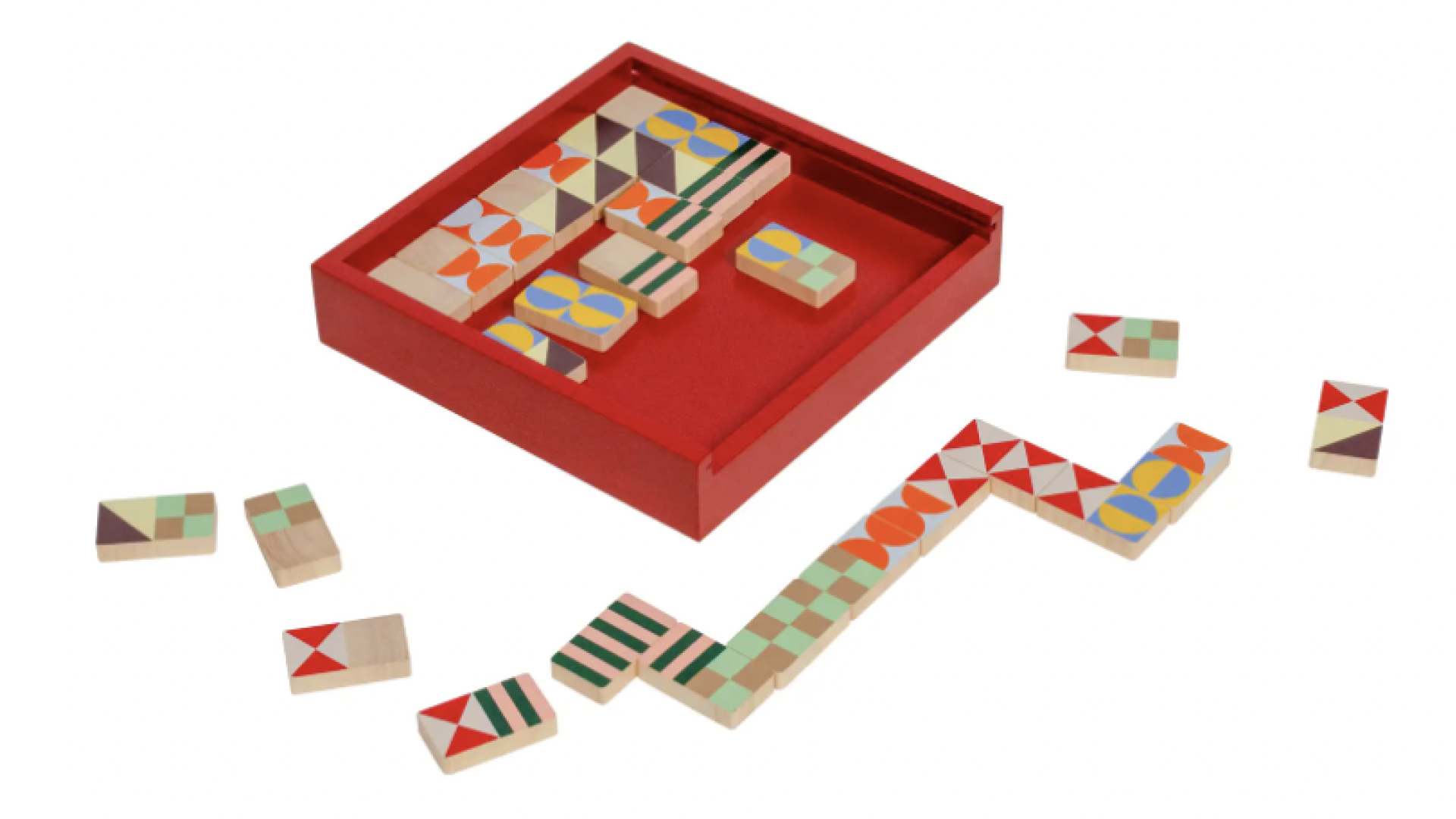 Modern dominoes set