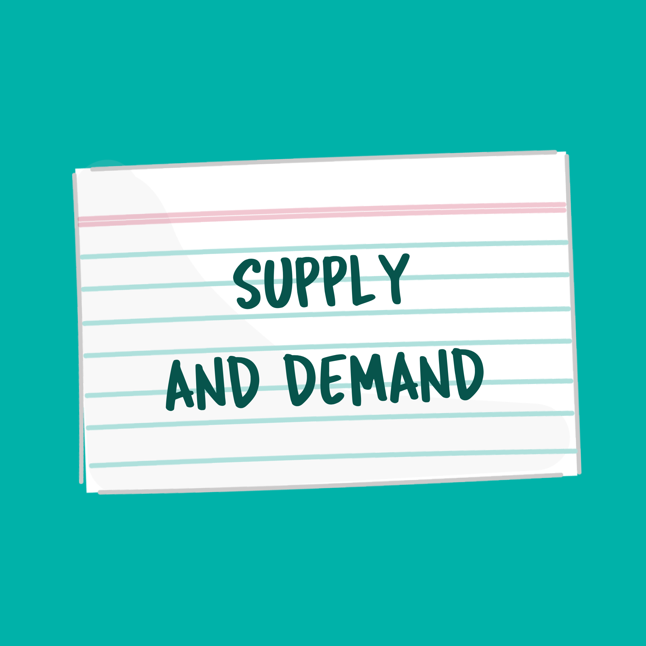 Supply and Demand card