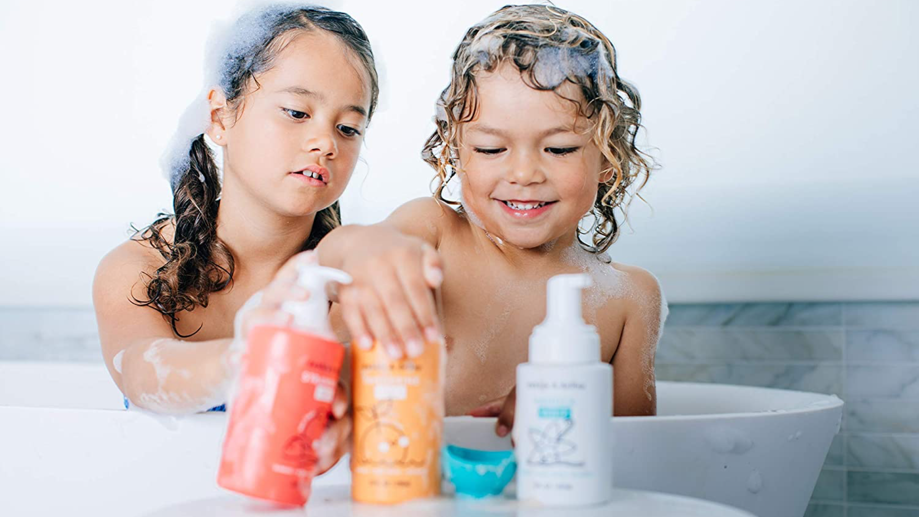 tear-free shampoo, body wash, and bubble bath for kids