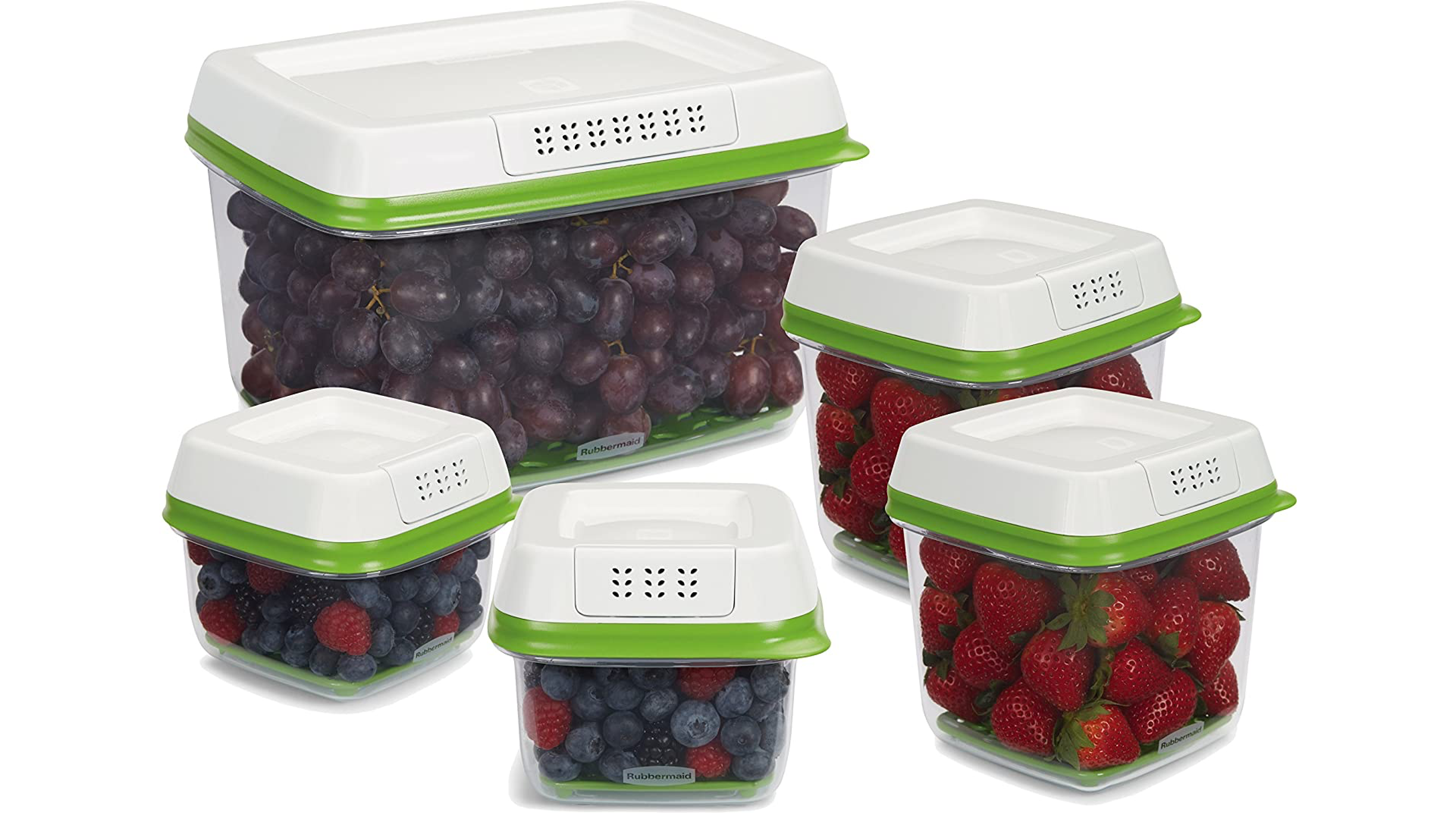 produce savers that regulate air flow and keep fruit and veggies fresh for longer
