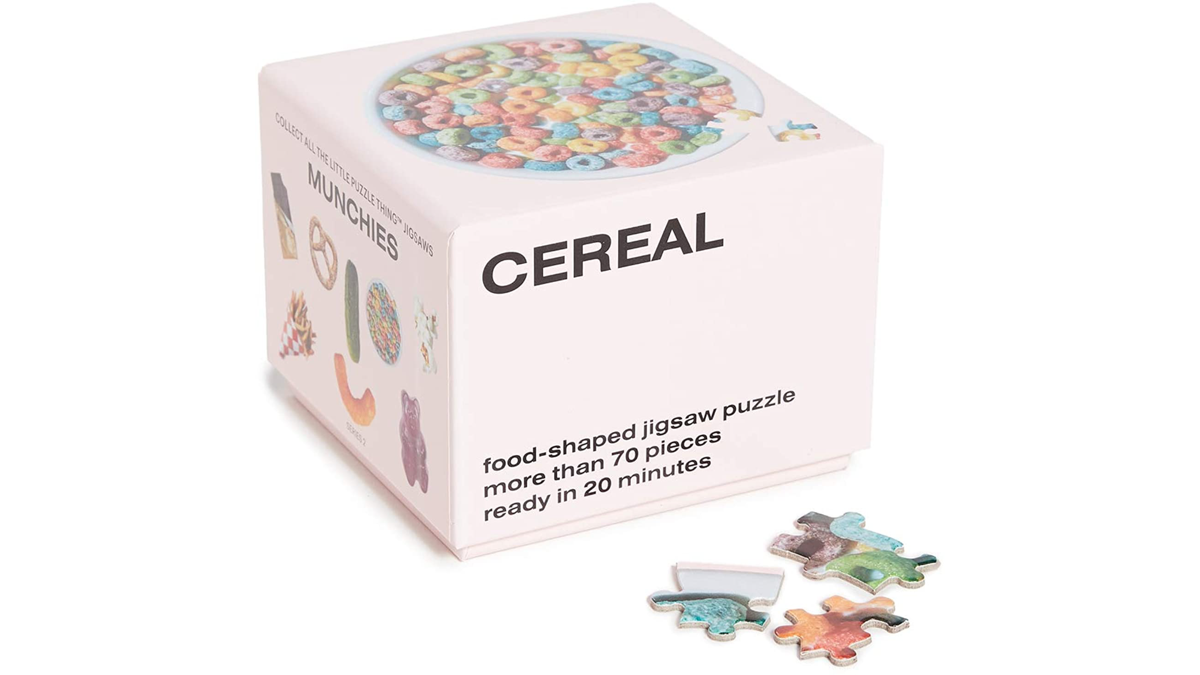 mini cereal-themed puzzle with 70 pieces