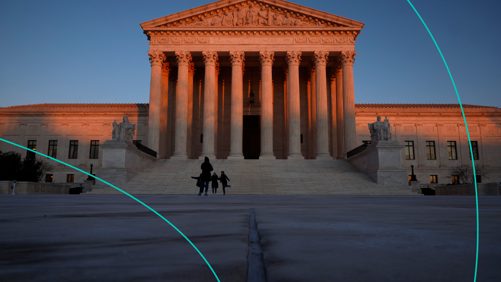 The U.S. Supreme Court building on the day it was reported that Associate Justice Stephen Breyer would soon retire