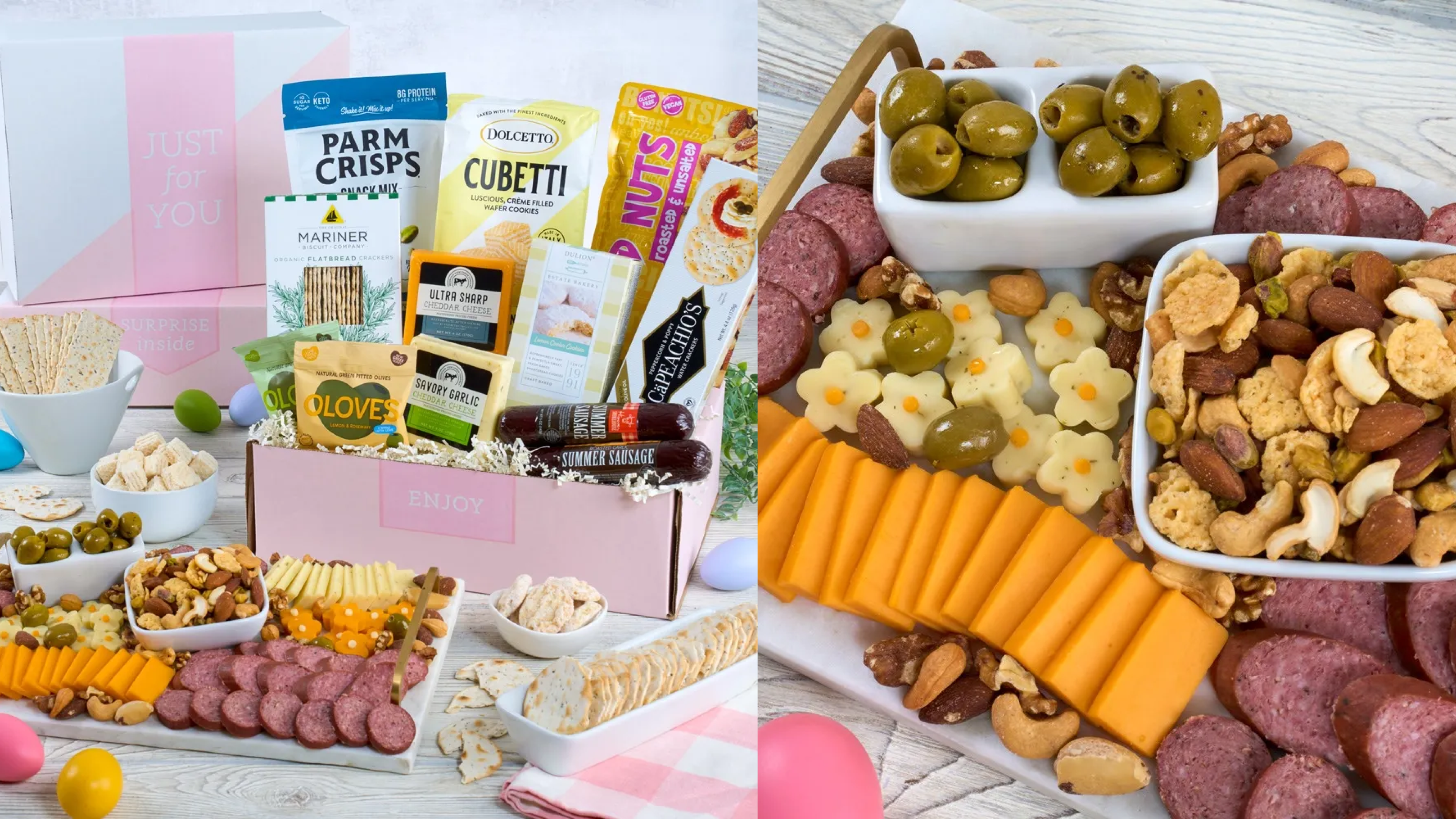 gourmet wine and cheese easter basket