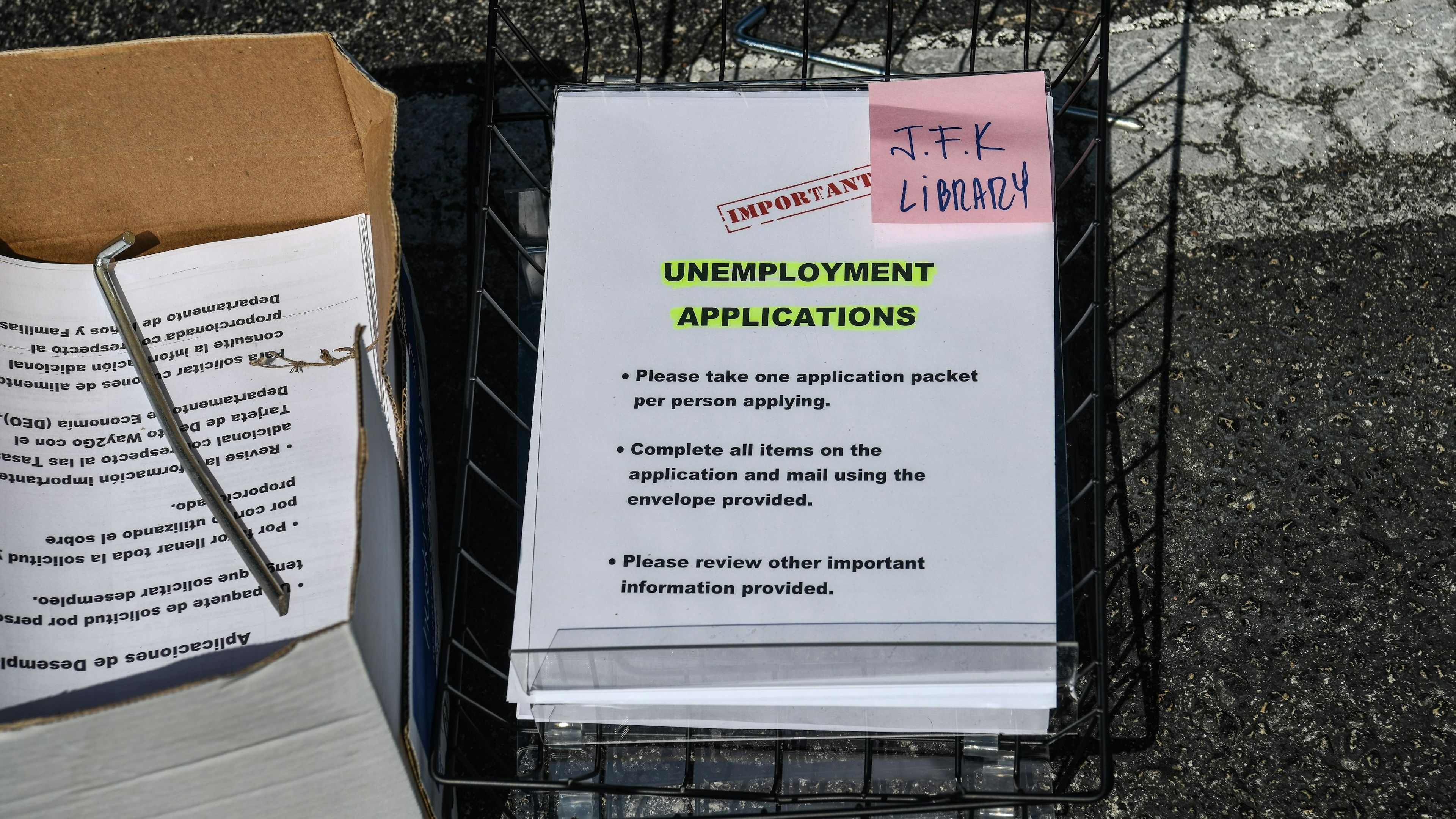 Unemployment forms