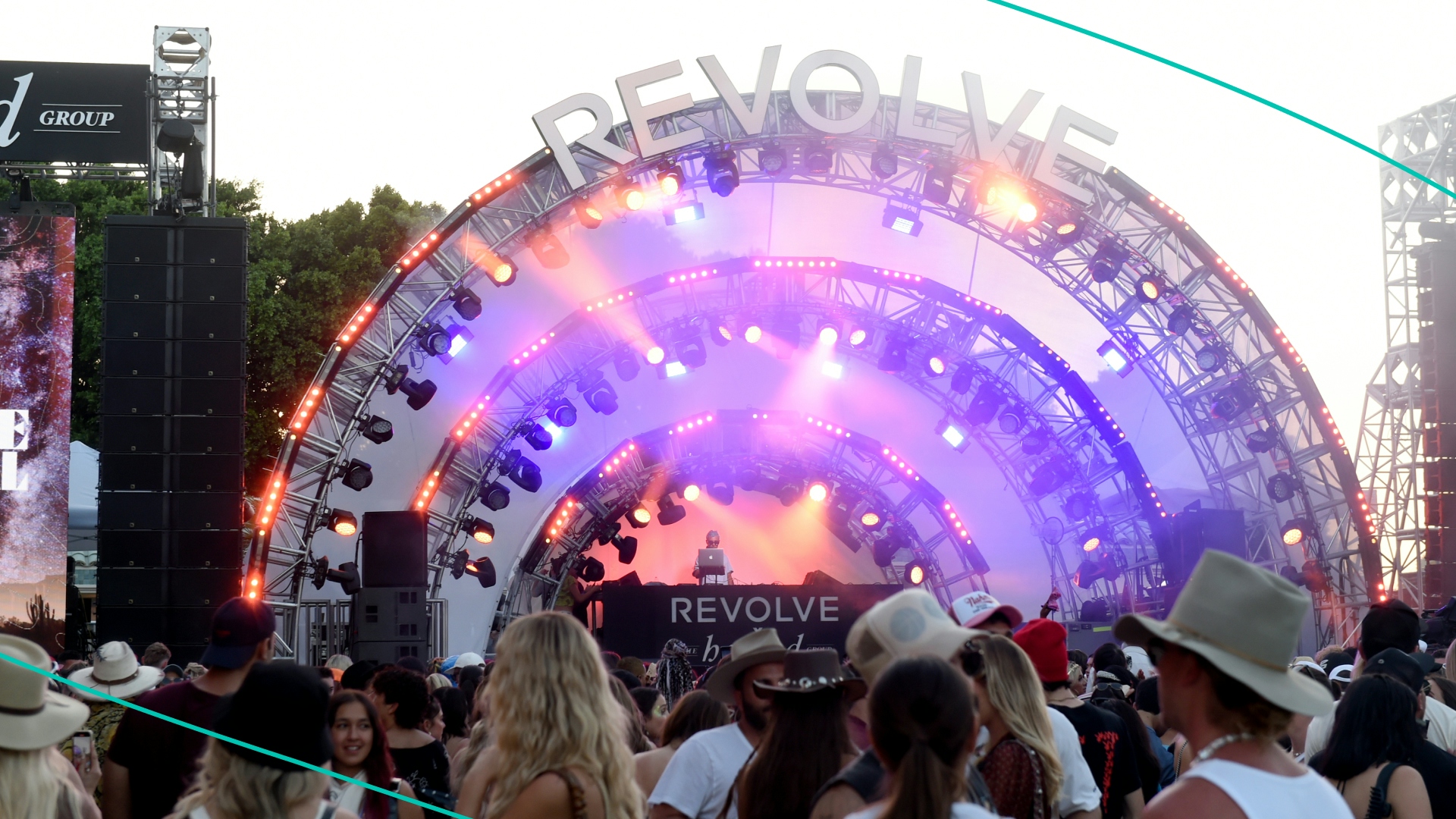 People at the 2022 Revolve Festival