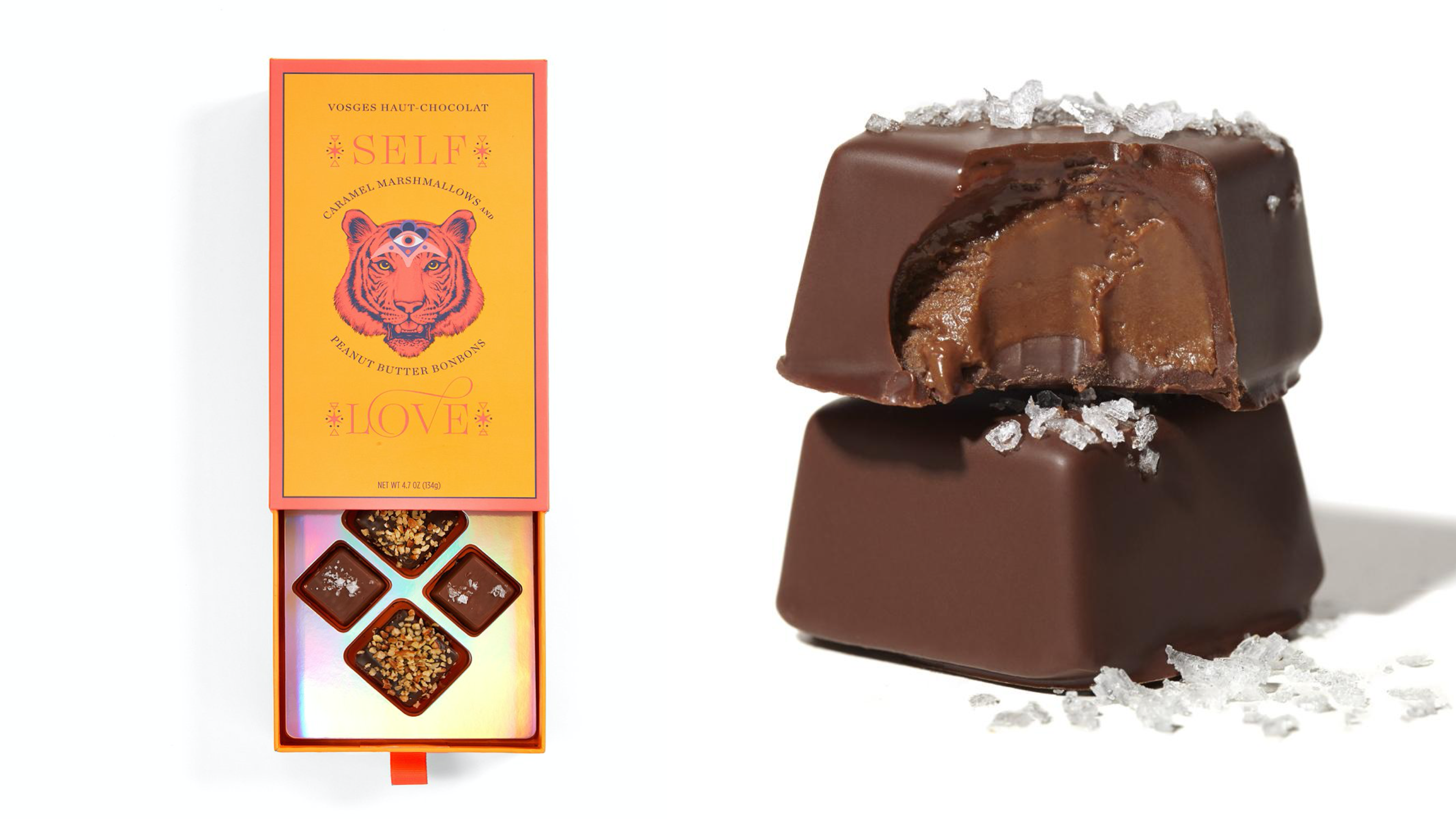 chocolate for valentine's day dark chocolate sea salt caramels and peanut butter chocolate