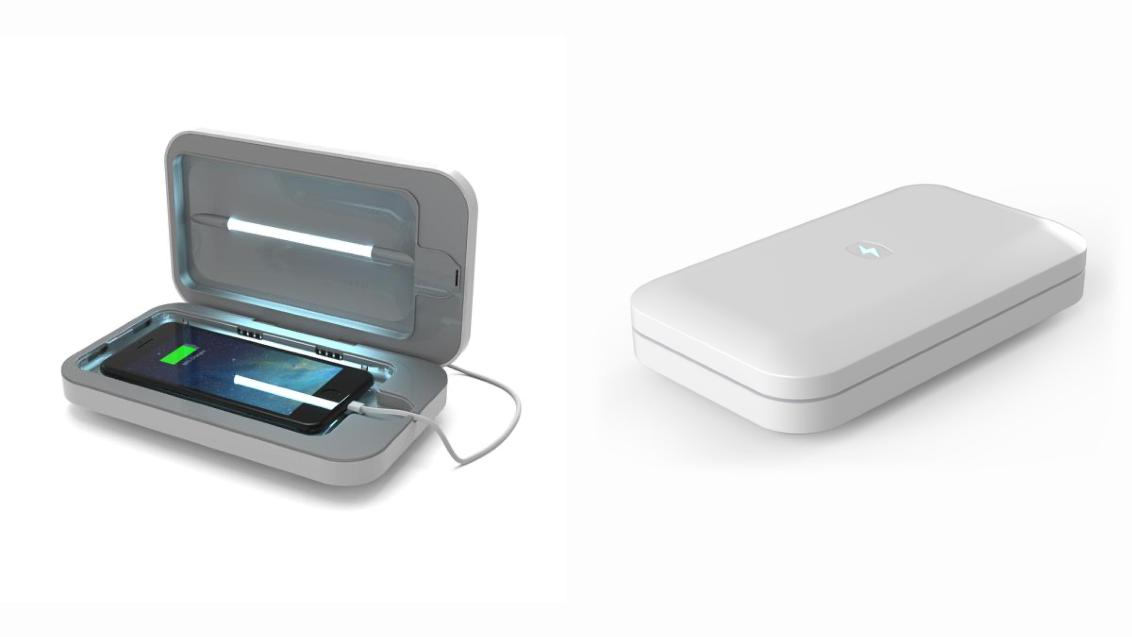 UV sanitizing tray for your phone
