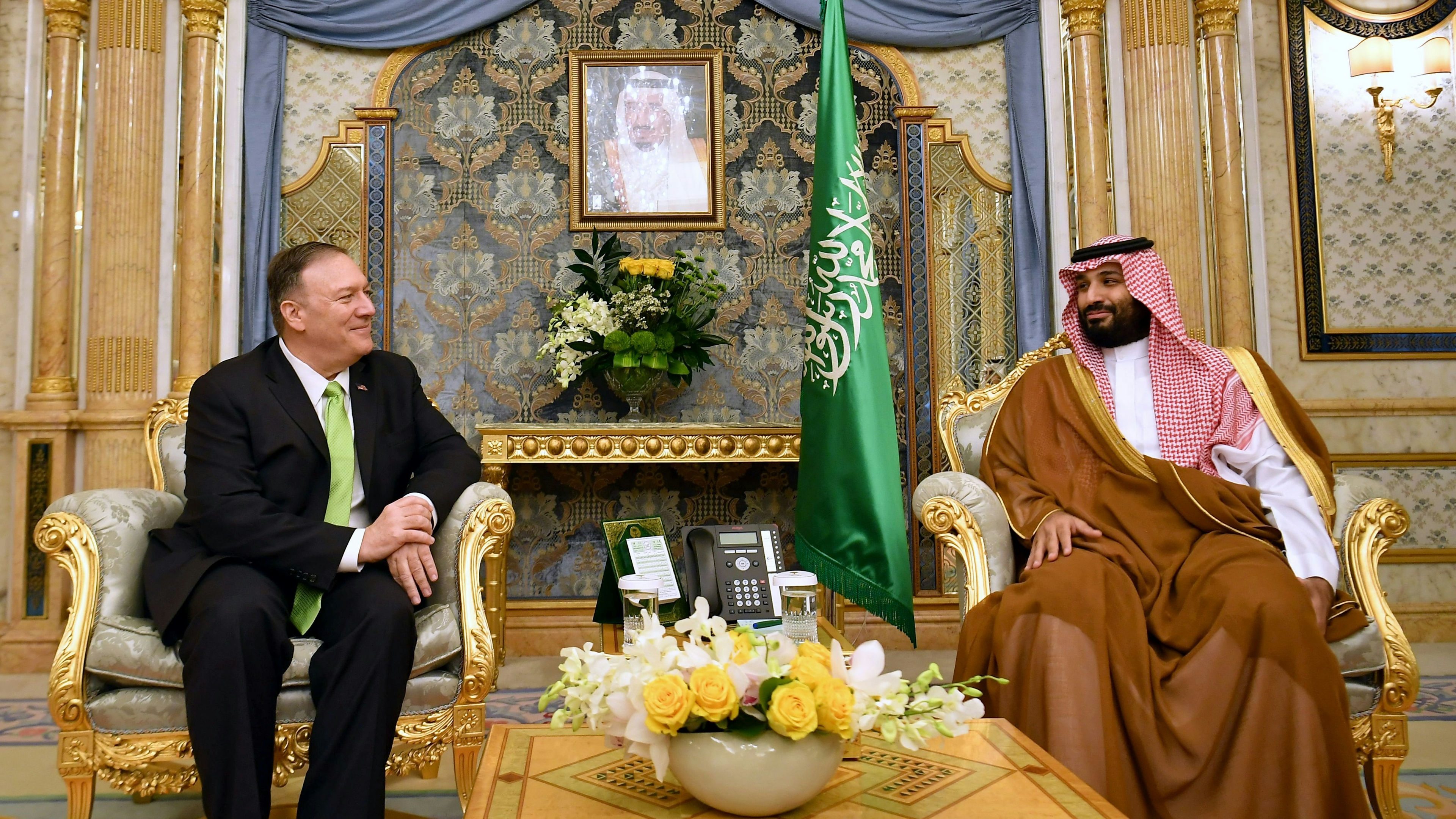 Pompeo and MBS