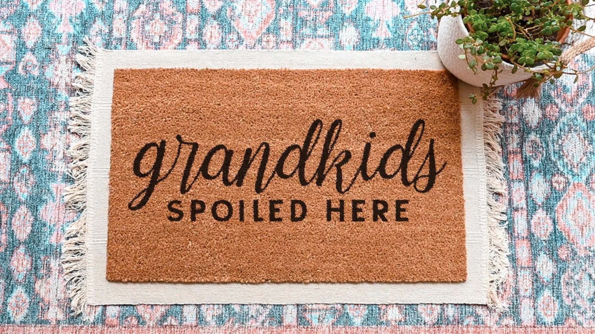 Grandparents welcome mat