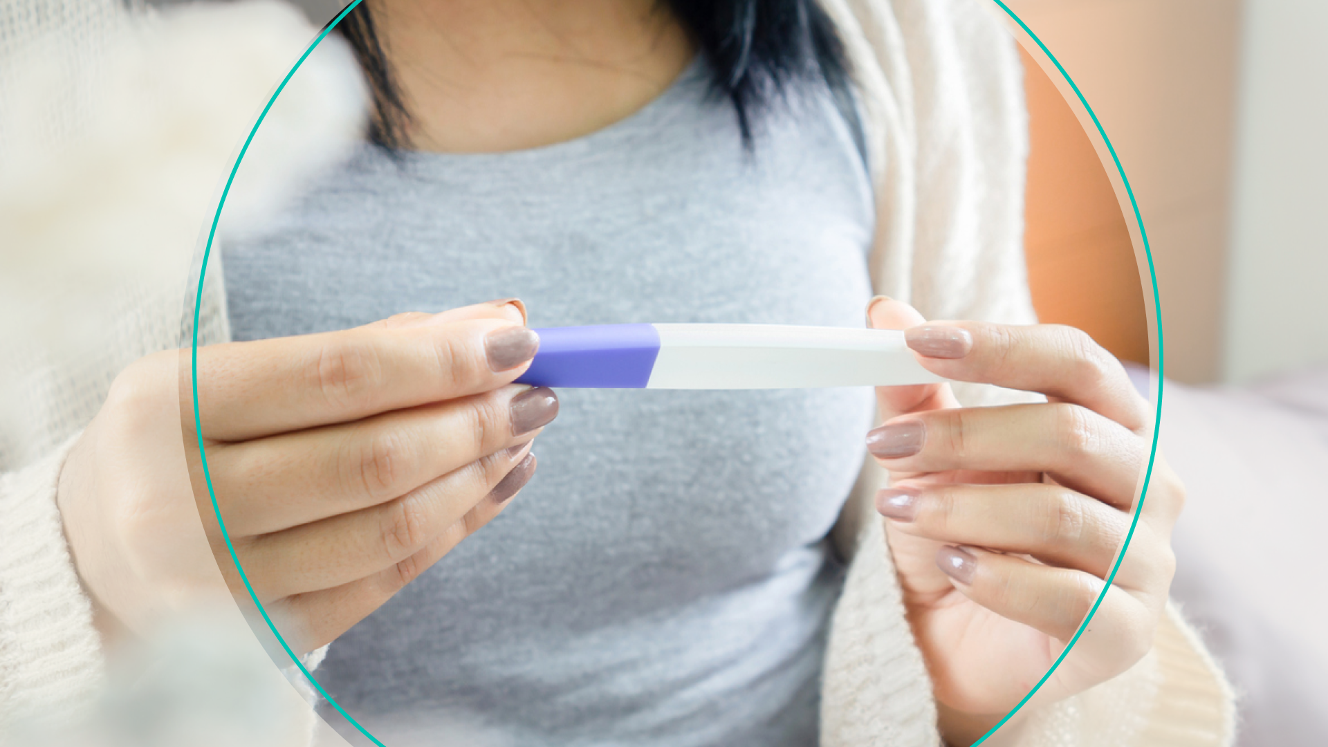 Person Holding Pregnancy Test